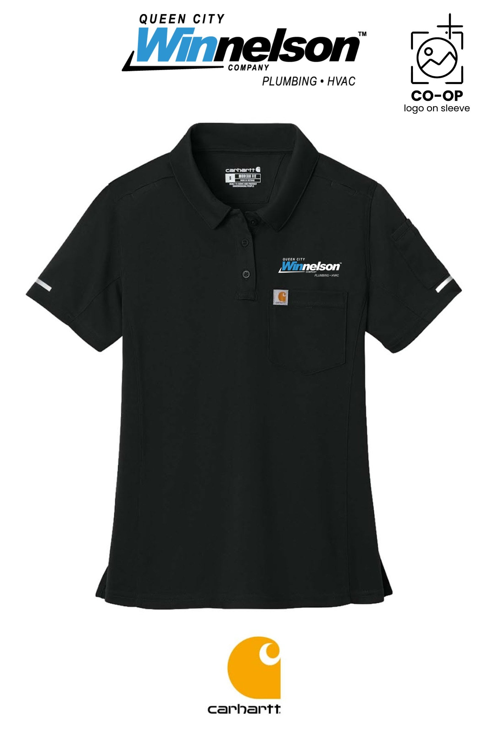 Carhartt® Women’s FLD & RSCU Polo - Queen City Winnelson
