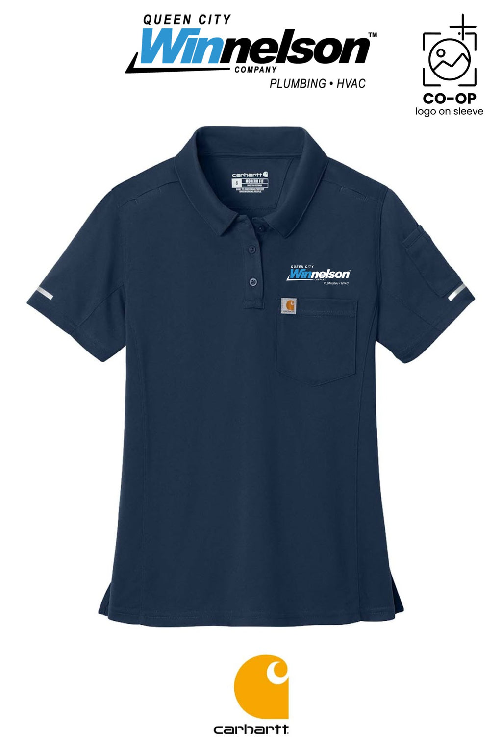 Carhartt® Women’s FLD & RSCU Polo - Queen City Winnelson