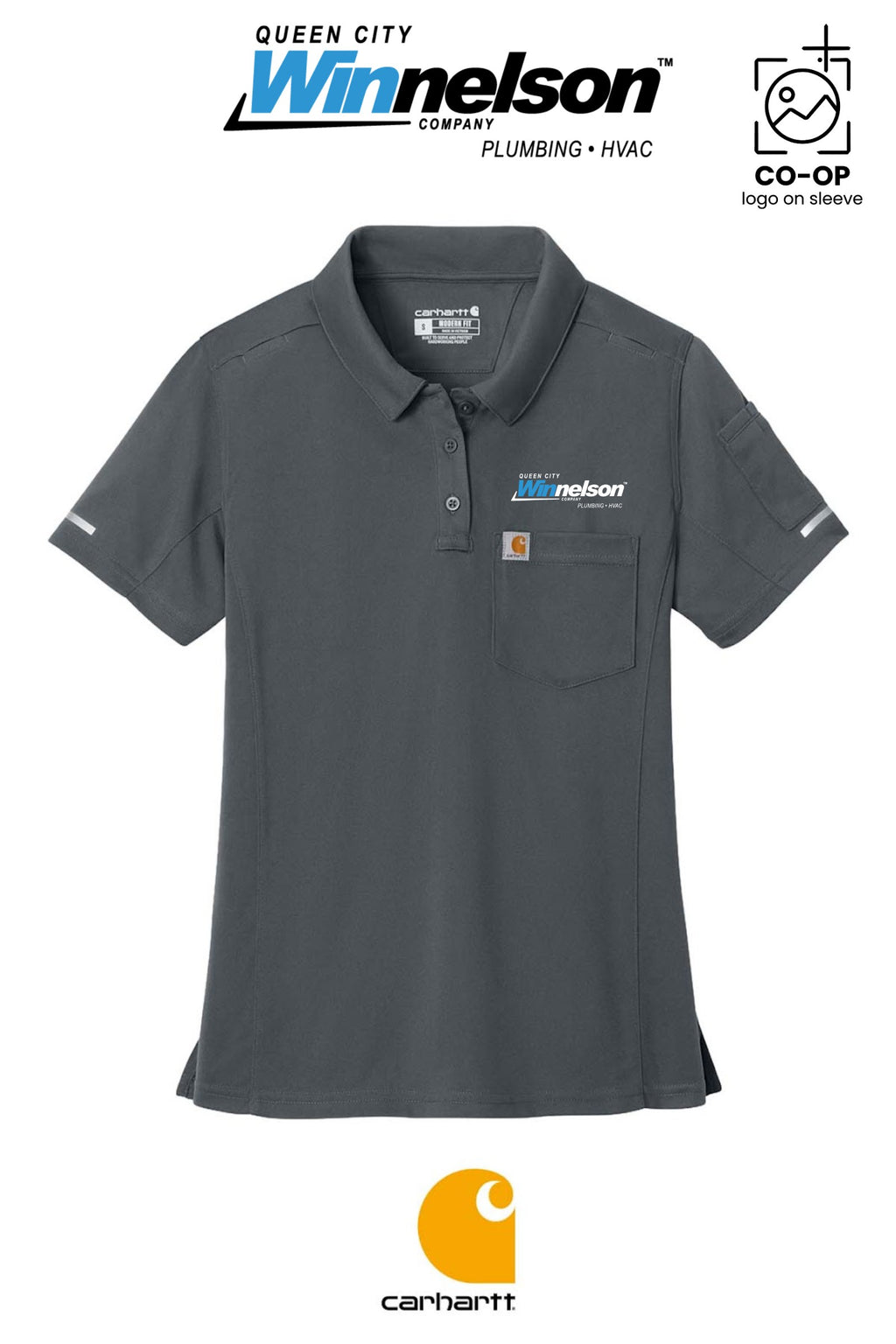 Carhartt® Women’s FLD & RSCU Polo - Queen City Winnelson