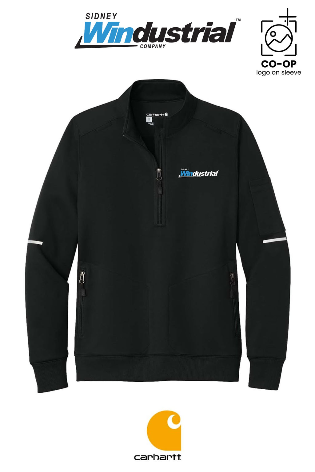 Carhartt® Women’s FLD & RSCU 1/2-Zip Mid-Layer - Sidney Windustrial