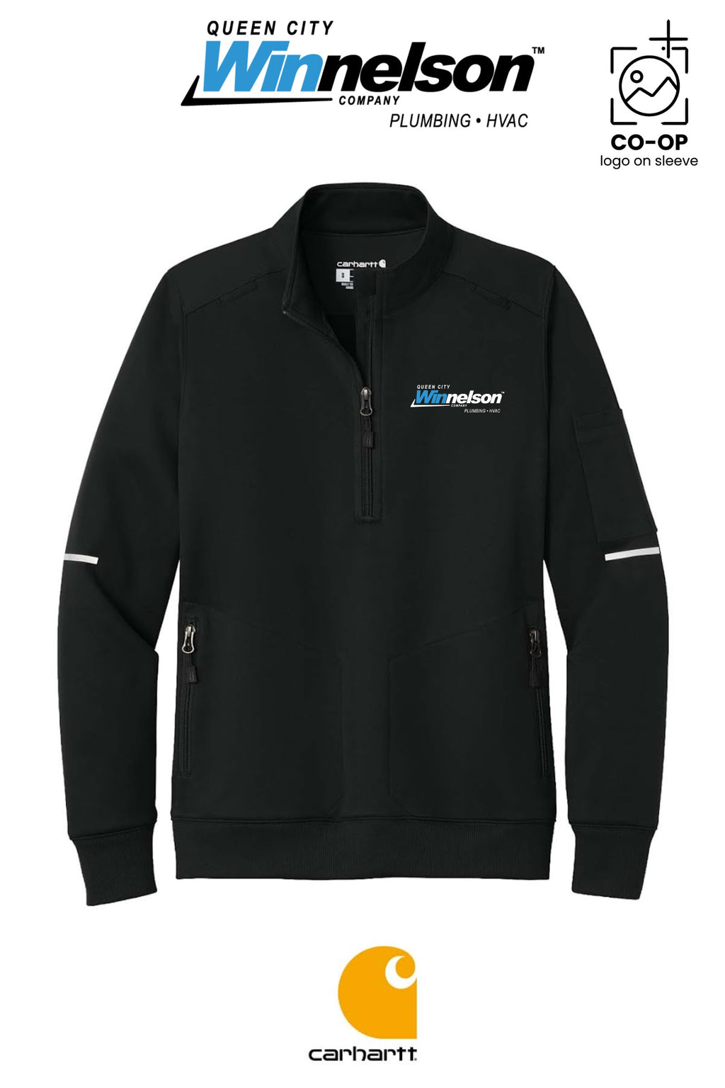 Carhartt® Women’s FLD & RSCU 1/2-Zip Mid-Layer - Queen City Winnelson