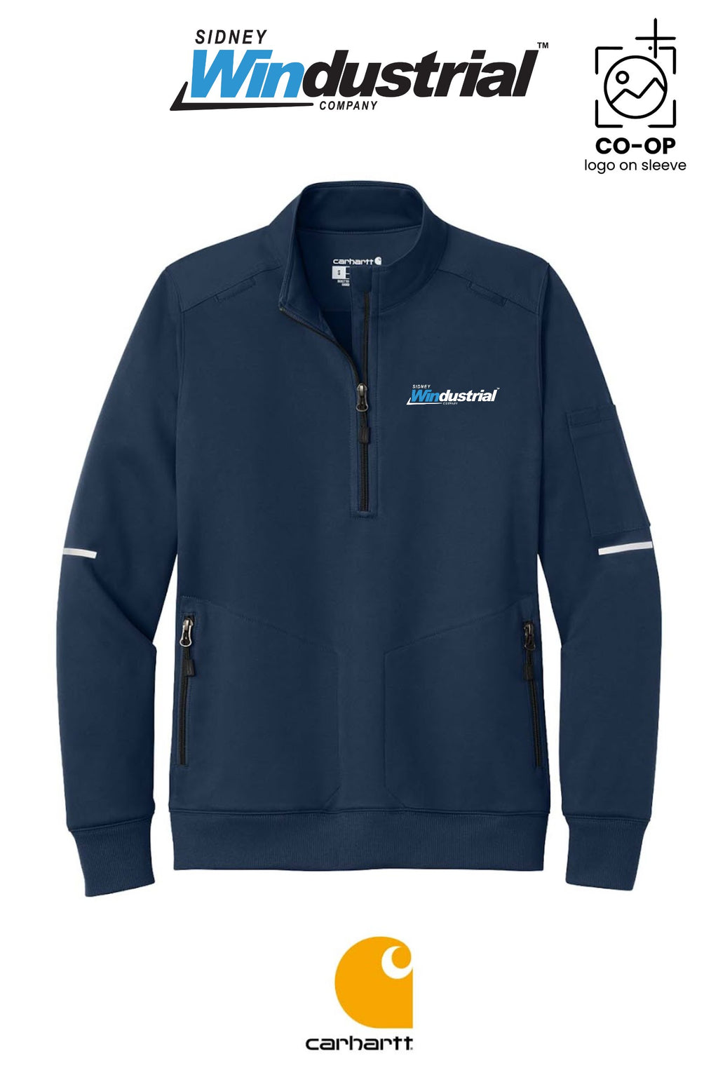 Carhartt® Women’s FLD & RSCU 1/2-Zip Mid-Layer - Sidney Windustrial