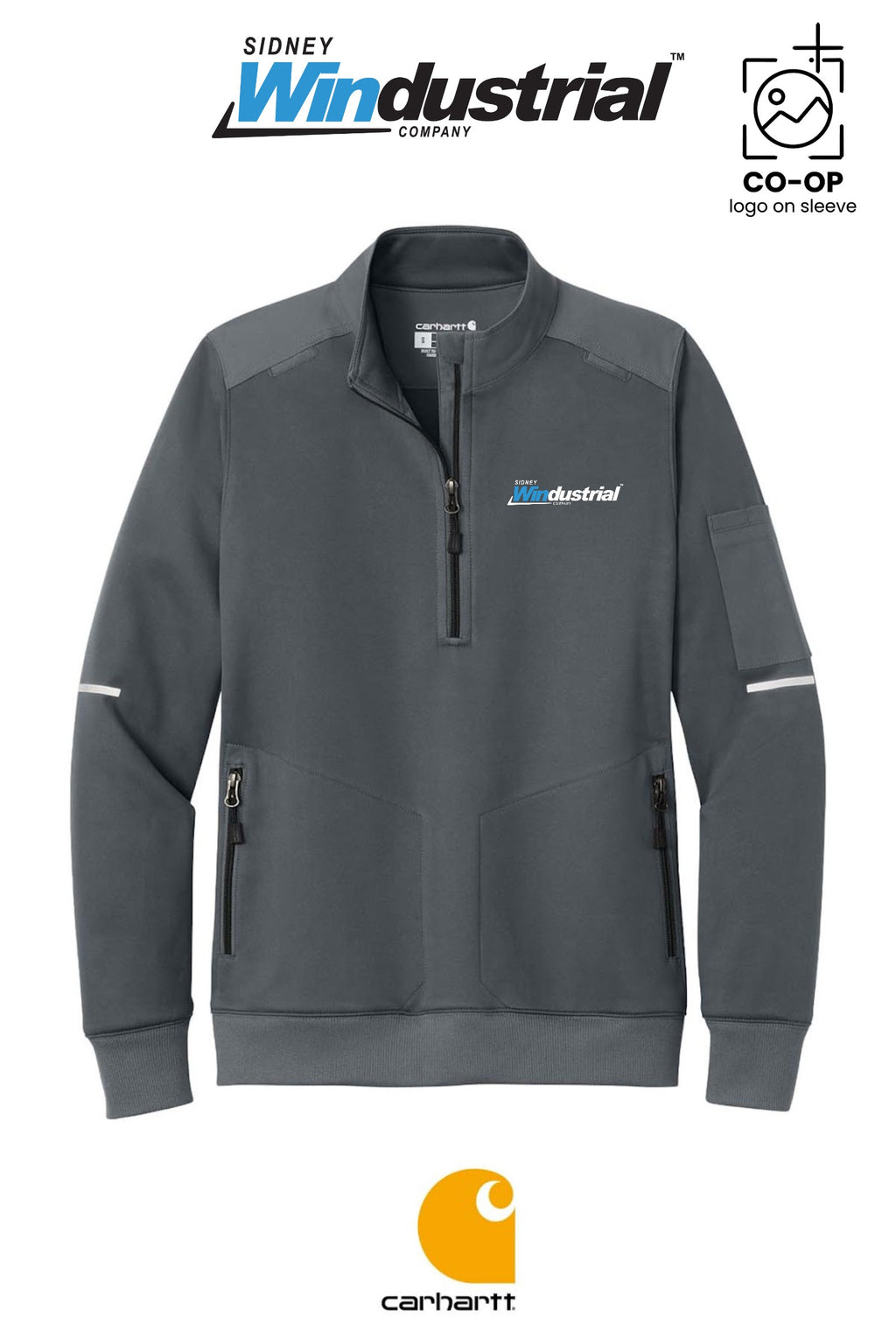 Carhartt® Women’s FLD & RSCU 1/2-Zip Mid-Layer - Sidney Windustrial