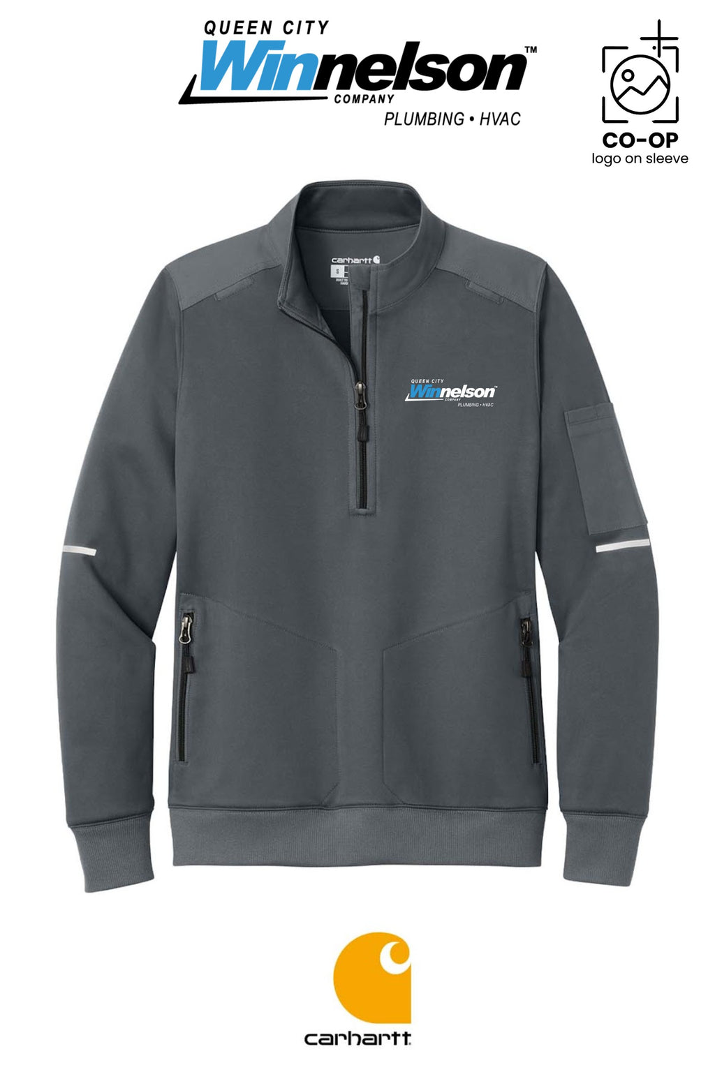 Carhartt® Women’s FLD & RSCU 1/2-Zip Mid-Layer - Queen City Winnelson