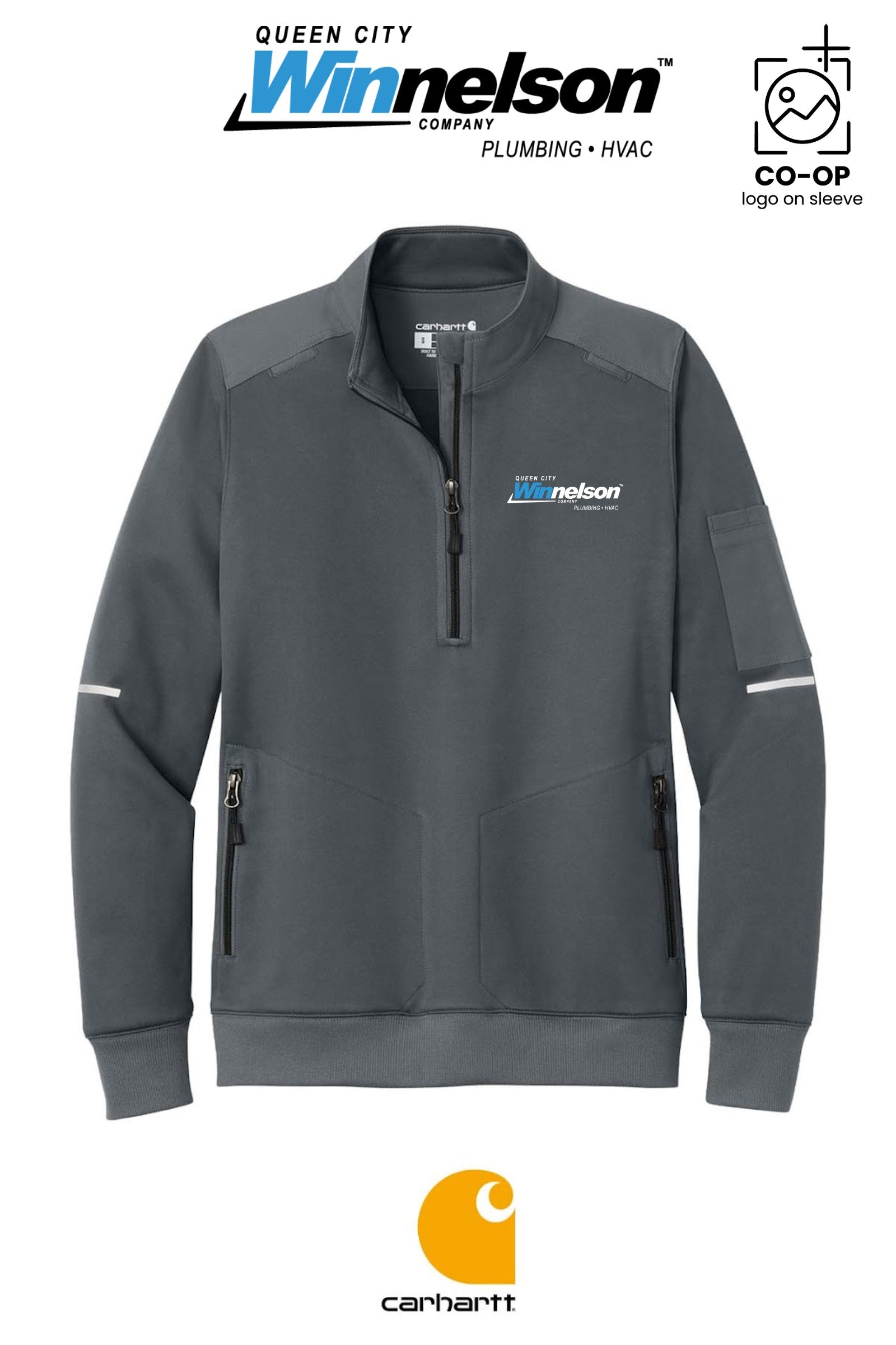 Carhartt® Women’s FLD & RSCU 1/2-Zip Mid-Layer - Queen City Winnelson
