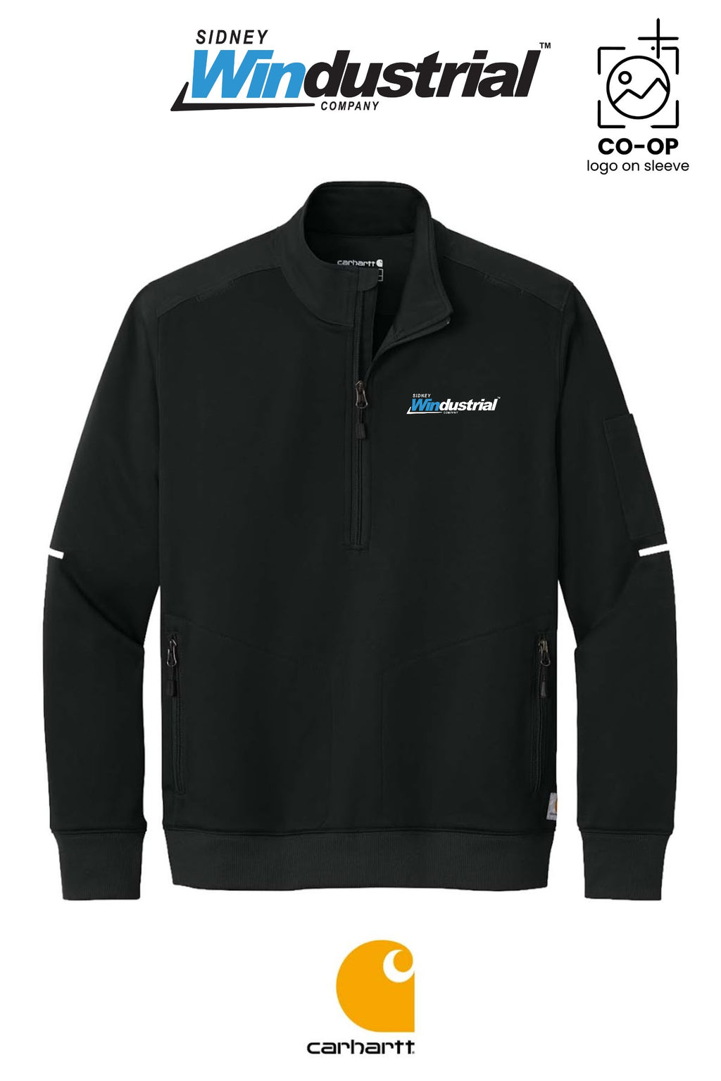 Carhartt® FLD & RSCU 1/2-Zip Mid-Layer - Sidney Windustrial