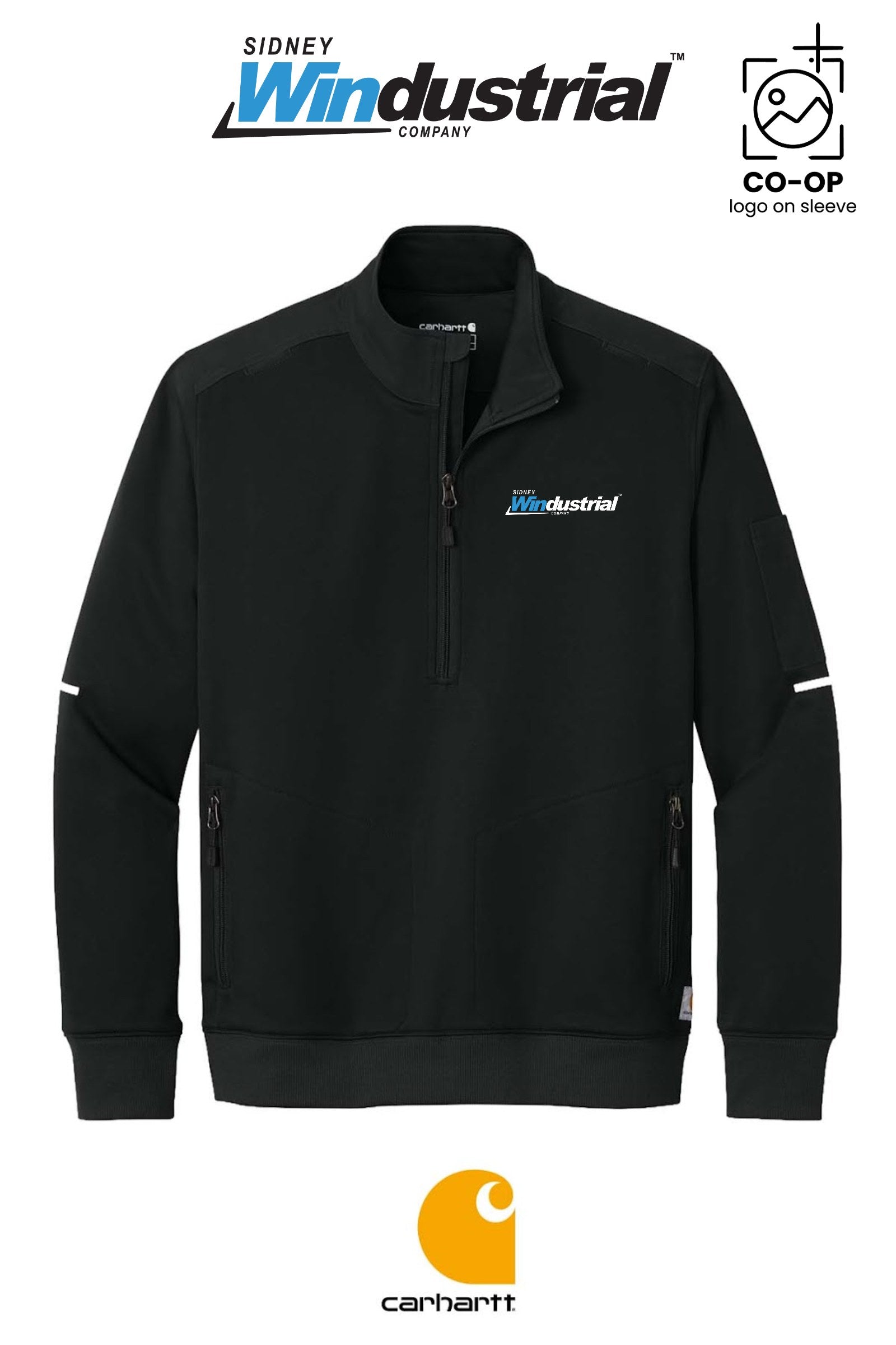 Carhartt® FLD & RSCU 1/2-Zip Mid-Layer - Sidney Windustrial