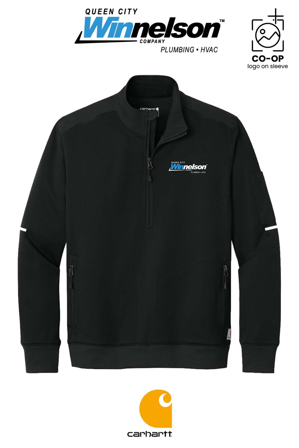Carhartt® FLD & RSCU 1/2-Zip Mid-Layer - Queen City Winnelson