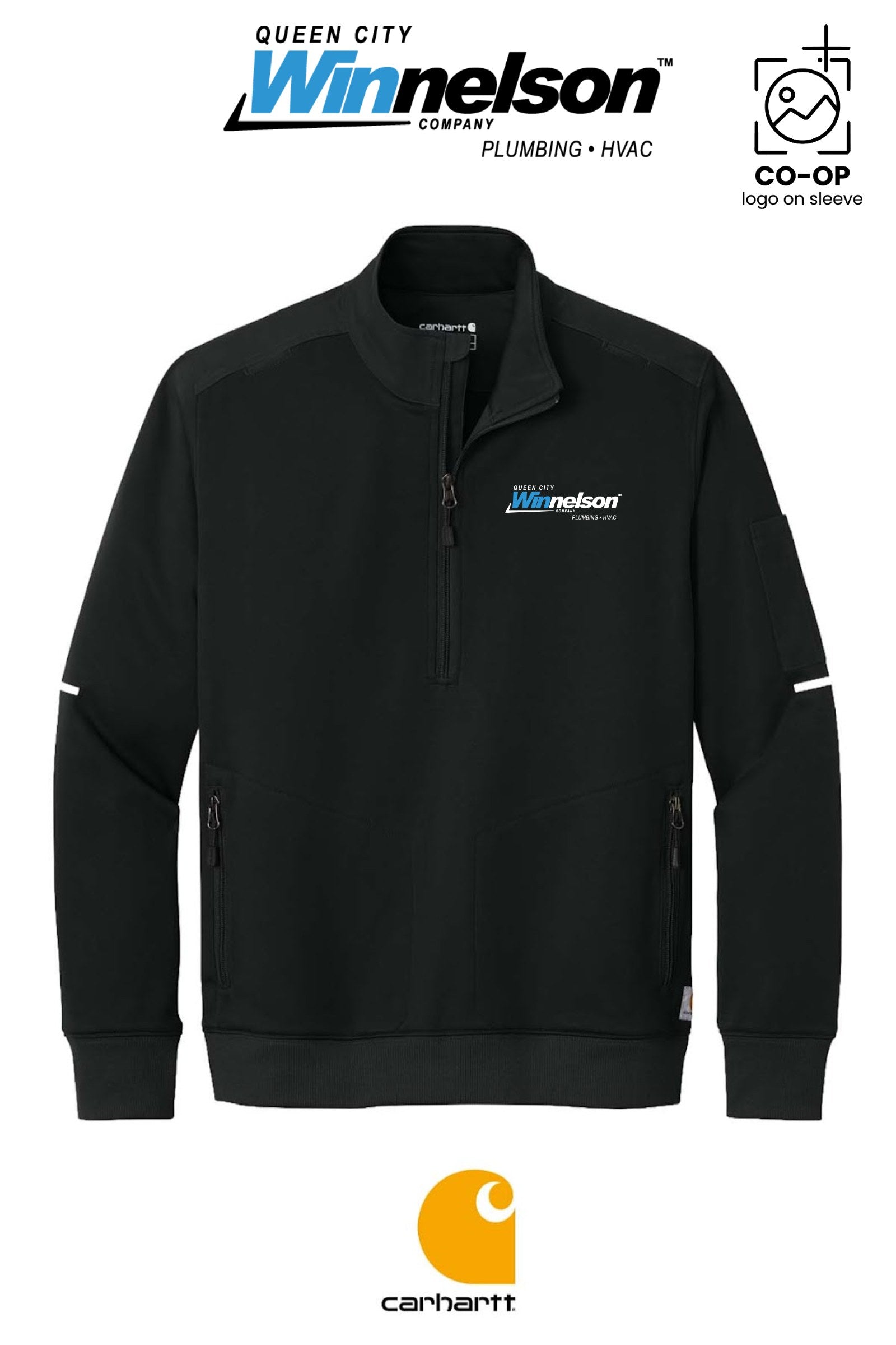 Carhartt® FLD & RSCU 1/2-Zip Mid-Layer - Queen City Winnelson