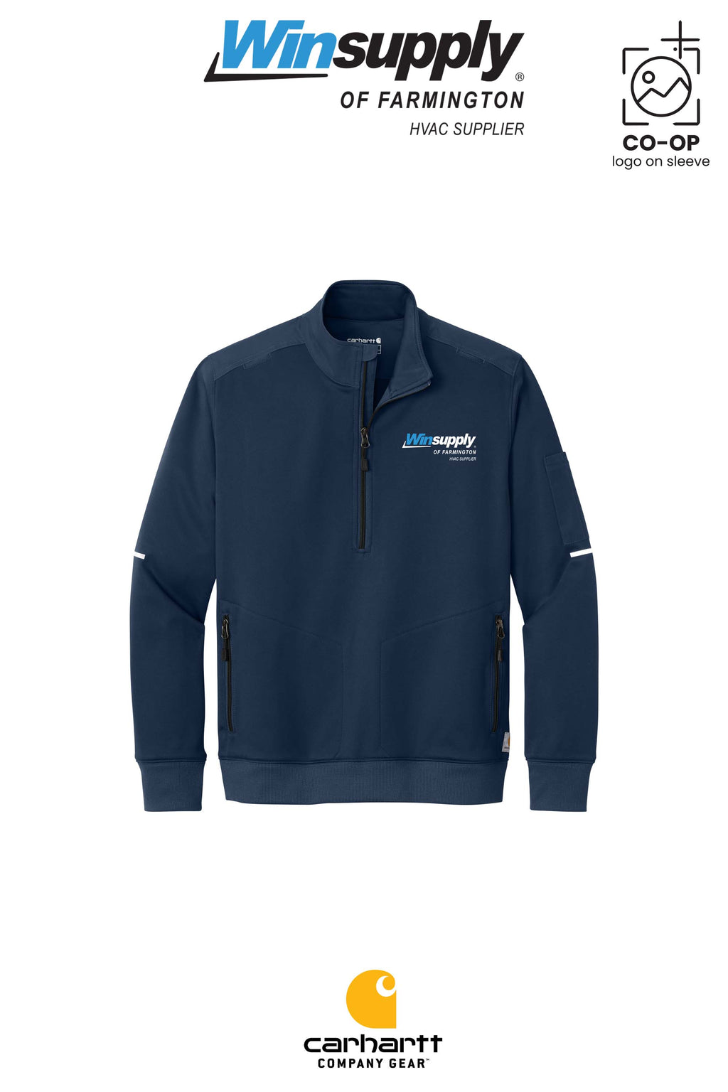Carhartt® FLD & RSCU 1/2-Zip Mid-Layer - Winsupply of Farmington