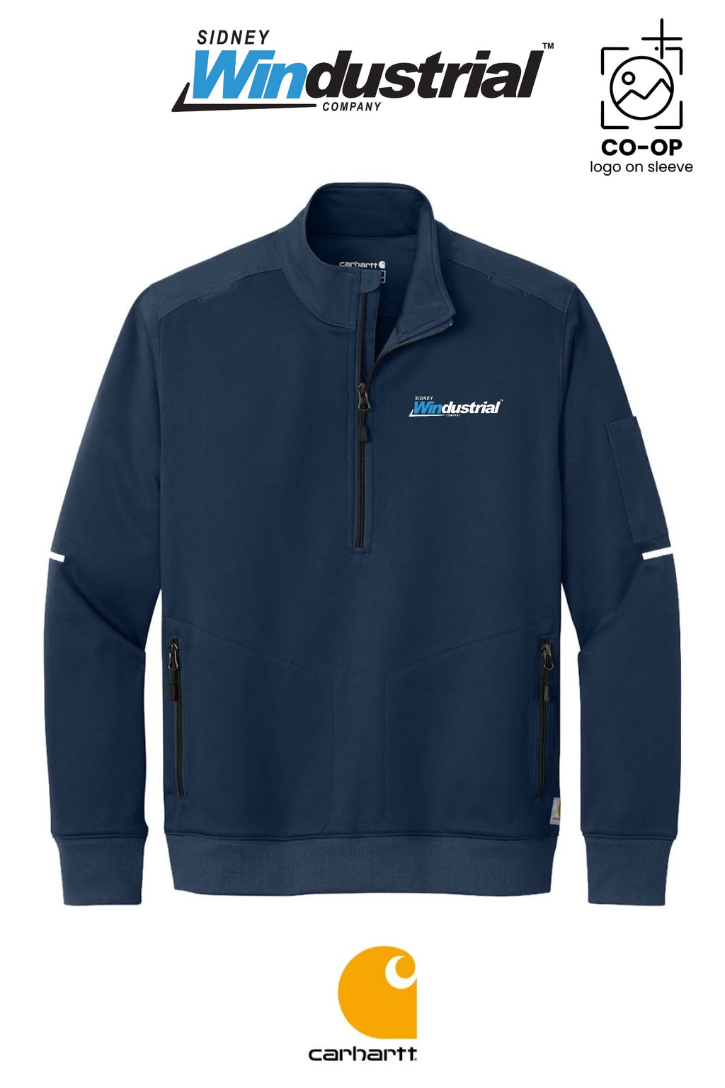 Carhartt® FLD & RSCU 1/2-Zip Mid-Layer - Sidney Windustrial