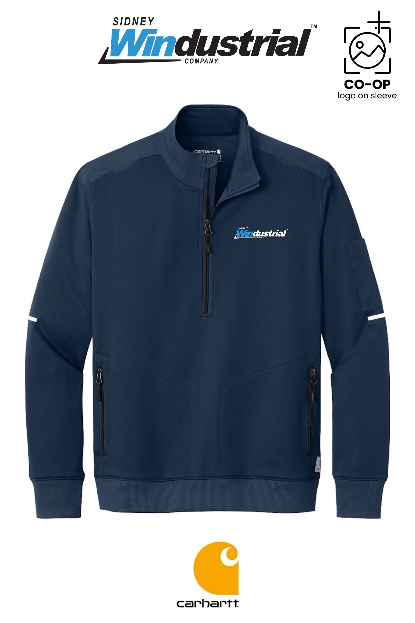 Carhartt® FLD & RSCU 1/2-Zip Mid-Layer - Sidney Windustrial