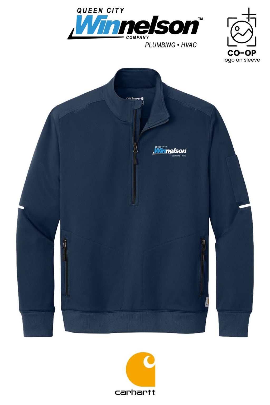Carhartt® FLD & RSCU 1/2-Zip Mid-Layer - Queen City Winnelson