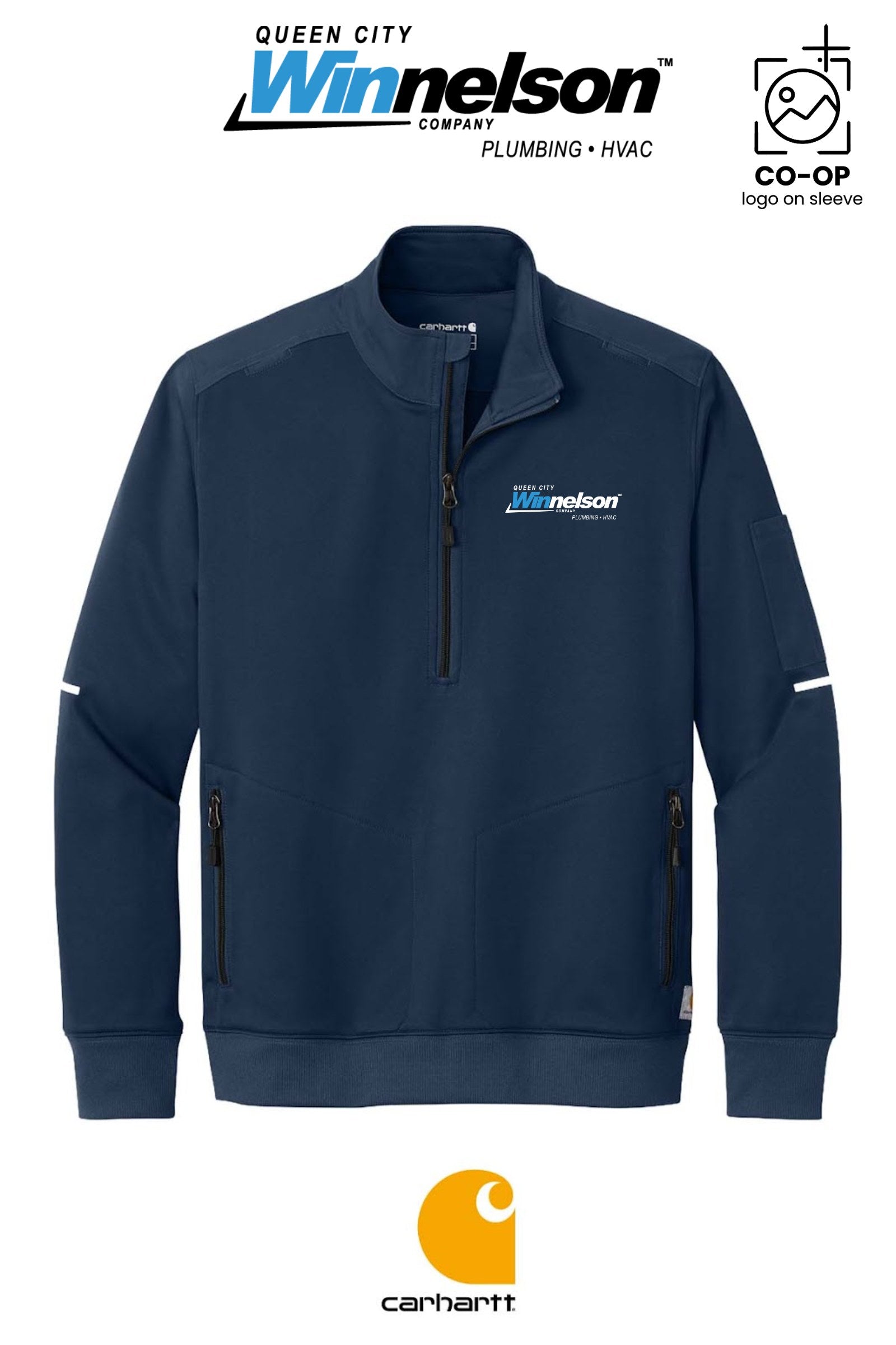Carhartt® FLD & RSCU 1/2-Zip Mid-Layer - Queen City Winnelson