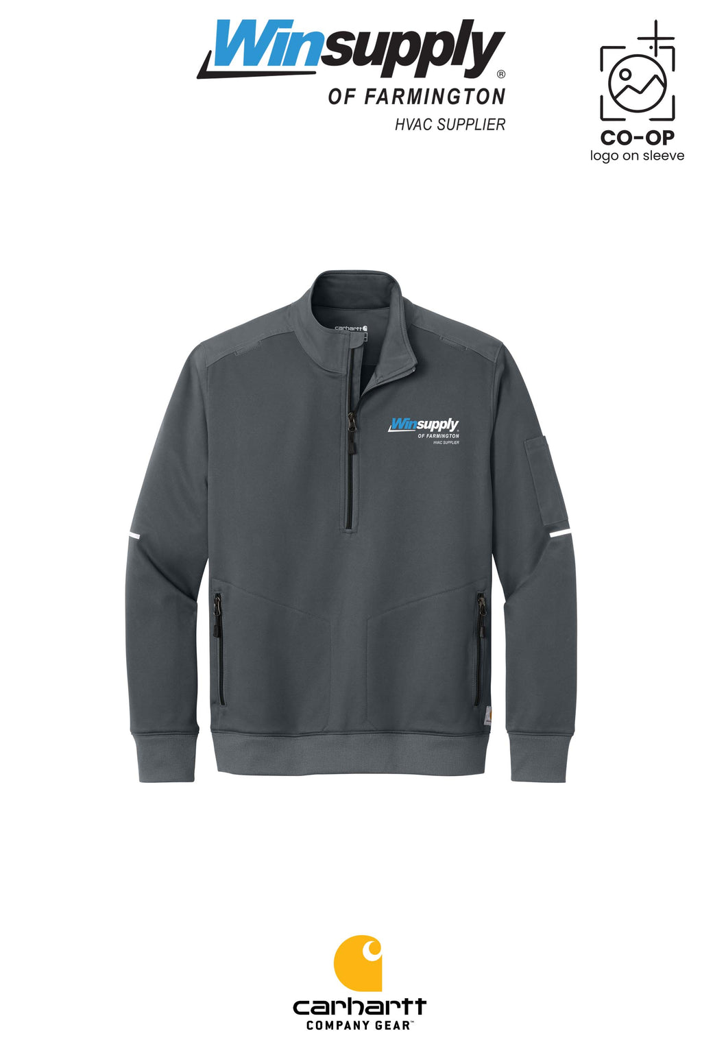 Carhartt® FLD & RSCU 1/2-Zip Mid-Layer - Winsupply of Farmington