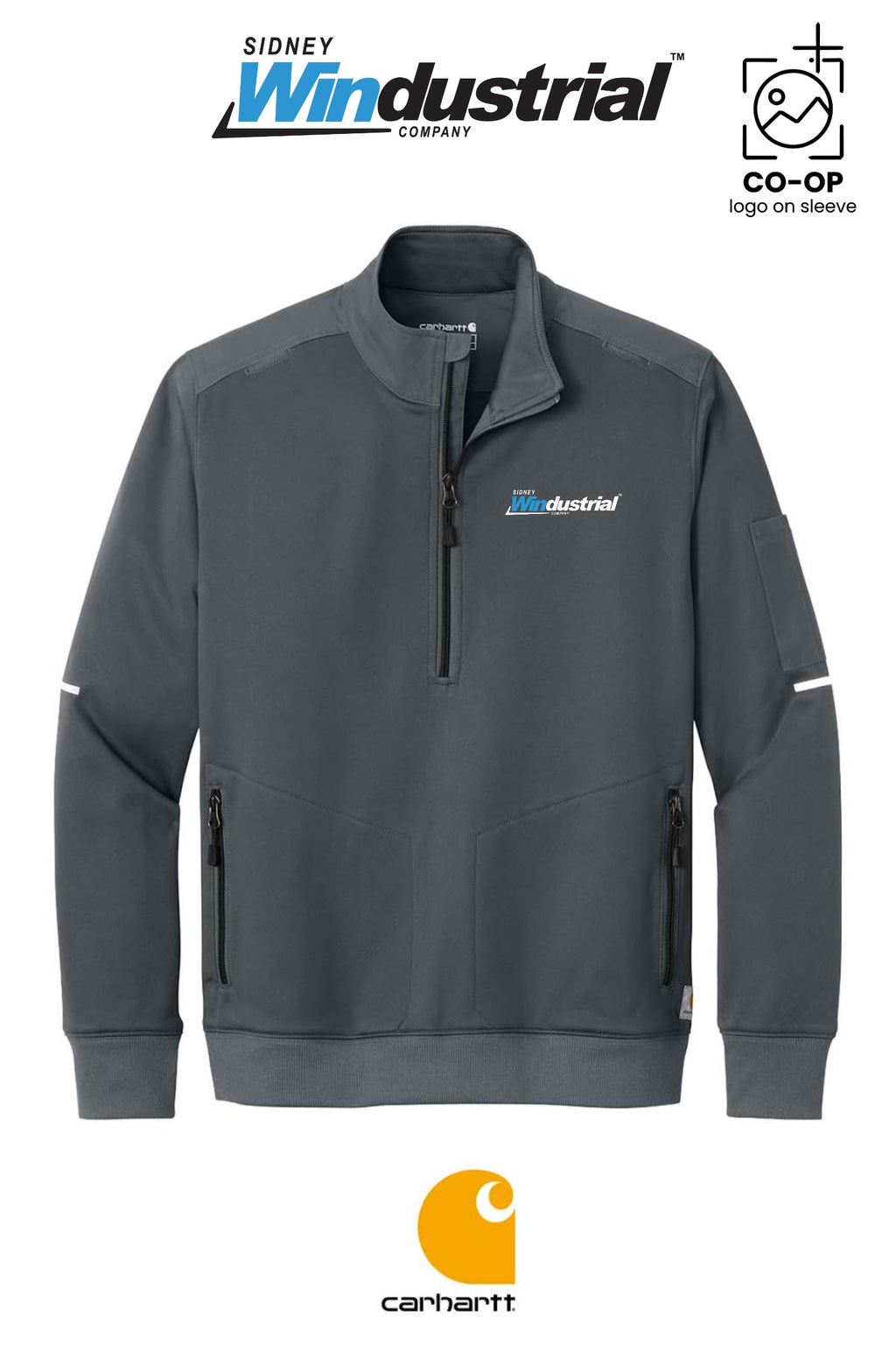 Carhartt® FLD & RSCU 1/2-Zip Mid-Layer - Sidney Windustrial