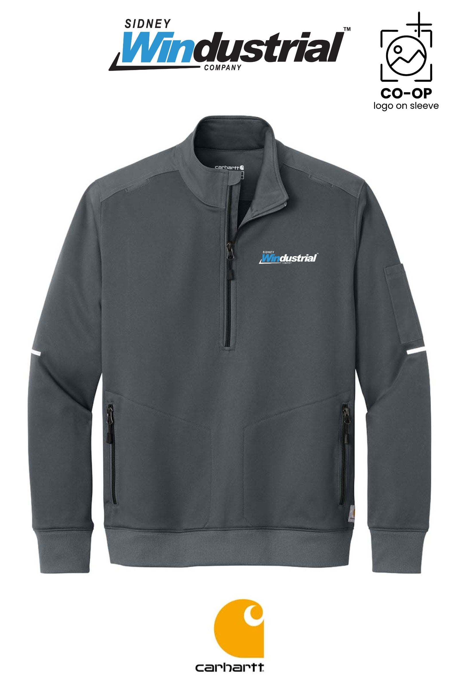 Carhartt® FLD & RSCU 1/2-Zip Mid-Layer - Sidney Windustrial