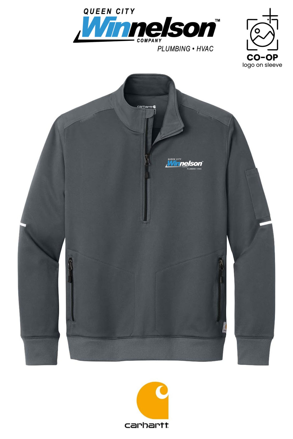 Carhartt® FLD & RSCU 1/2-Zip Mid-Layer - Queen City Winnelson