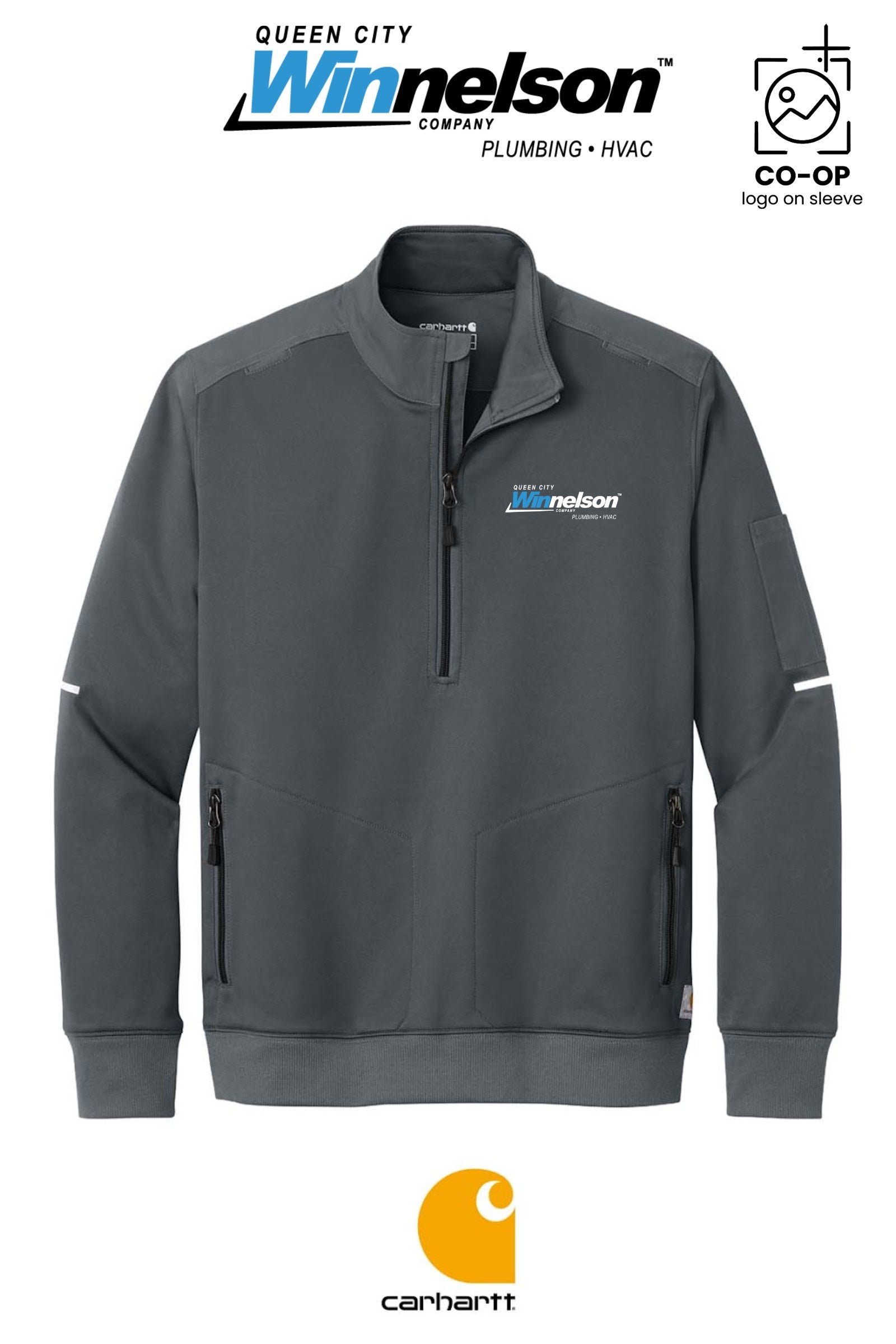 Carhartt® FLD & RSCU 1/2-Zip Mid-Layer - Queen City Winnelson