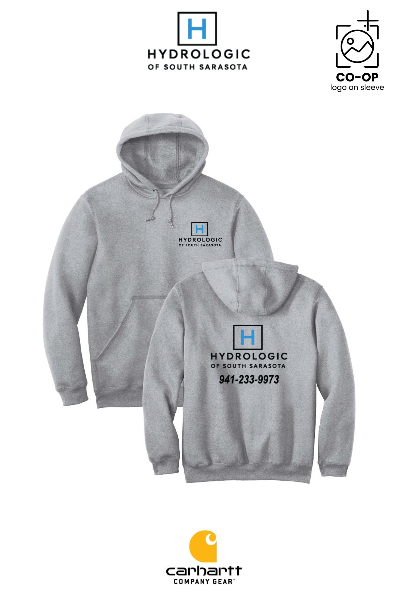 Carhartt® Midweight Hooded Sweatshirt - Winsupply Sarasota FL Co.