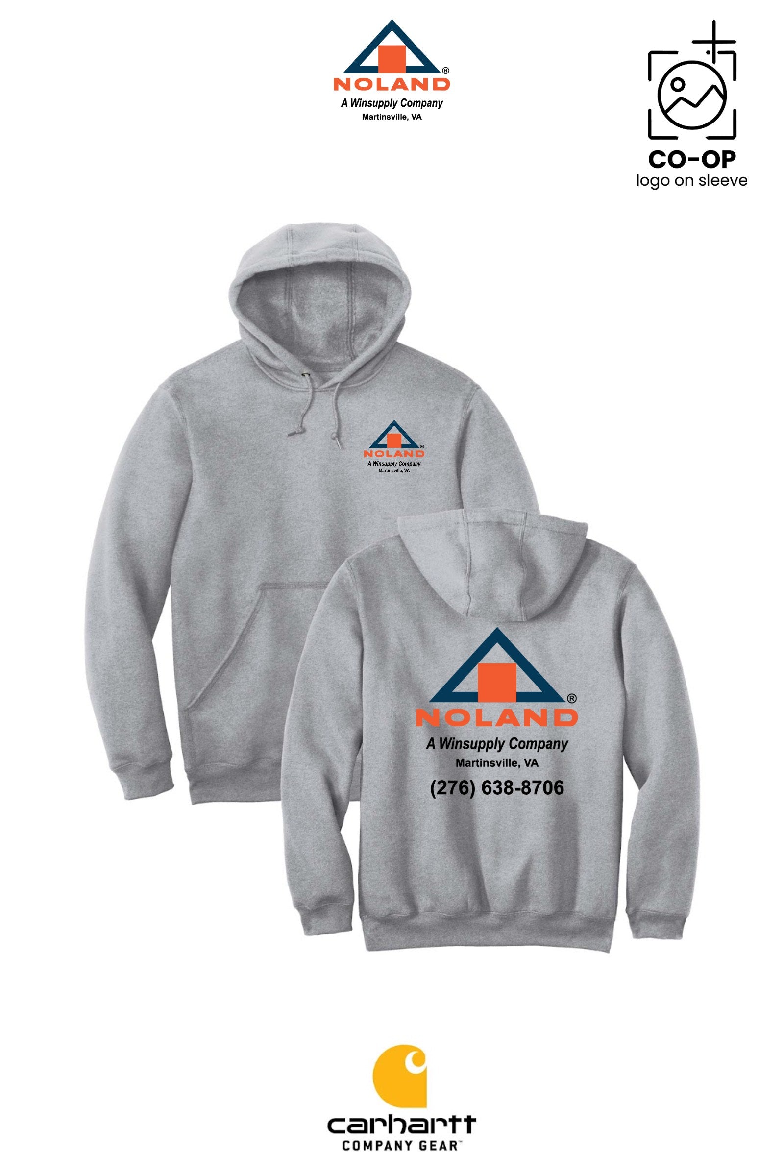 Carhartt® Midweight Hooded Sweatshirt - Martinsville Noland
