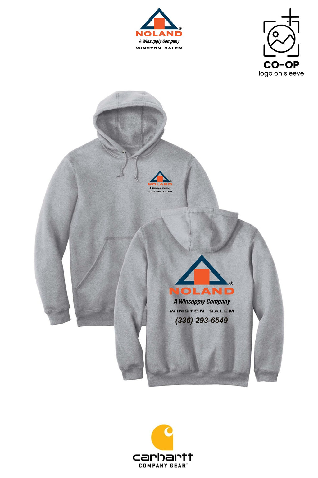 Carhartt® Midweight Hooded Sweatshirt - Winston Salem Noland