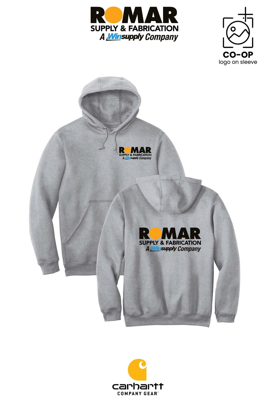 Carhartt® Midweight Hooded Sweatshirt - Romar Supply San Antonio