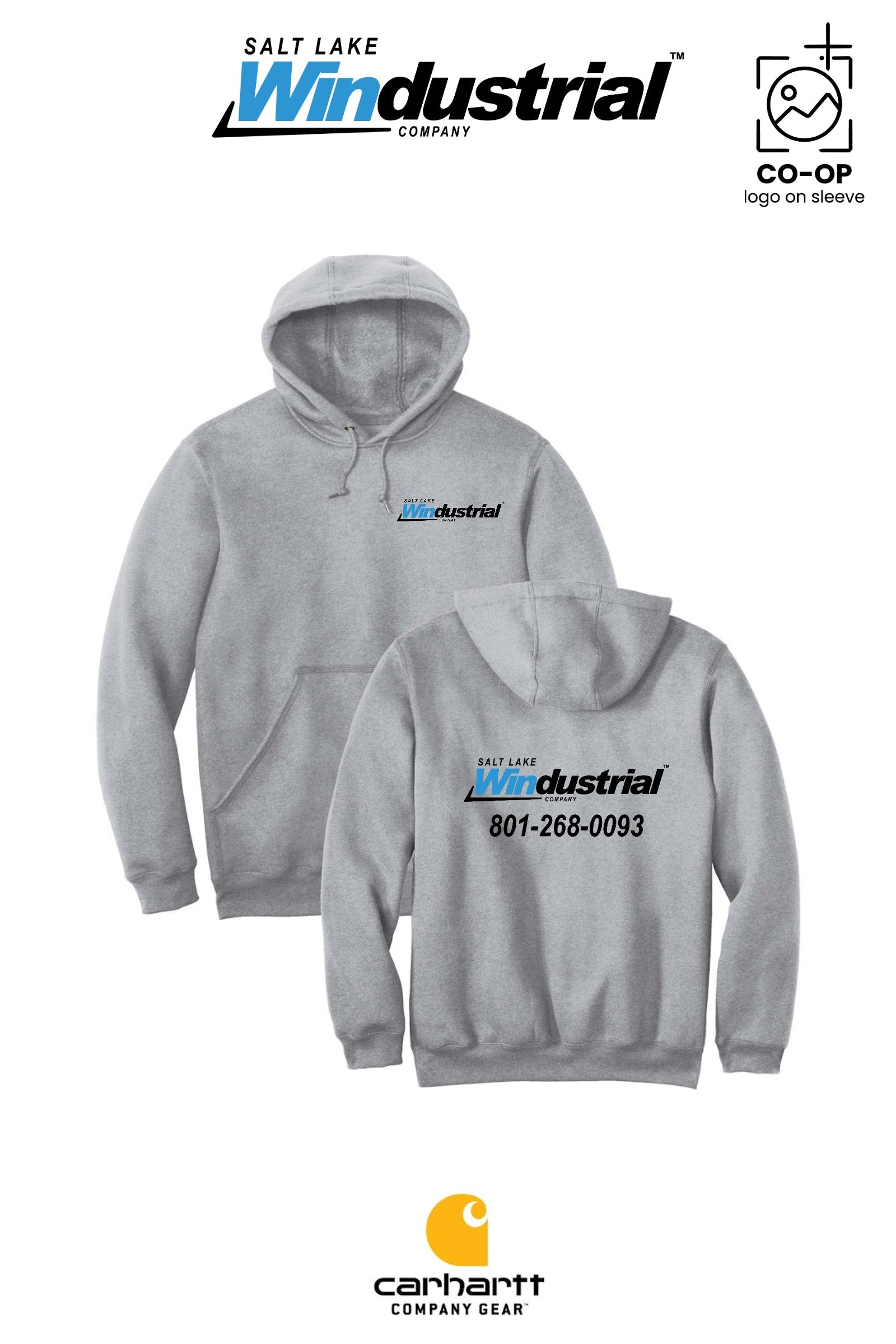 Carhartt® Midweight Hooded Sweatshirt - Salt Lake Windustrial