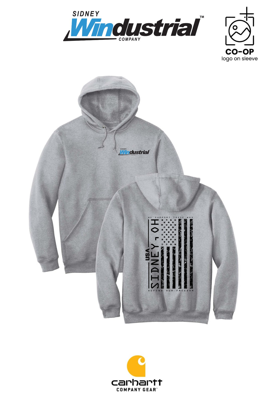 Carhartt® Midweight Hooded Sweatshirt - Sidney Windustrial