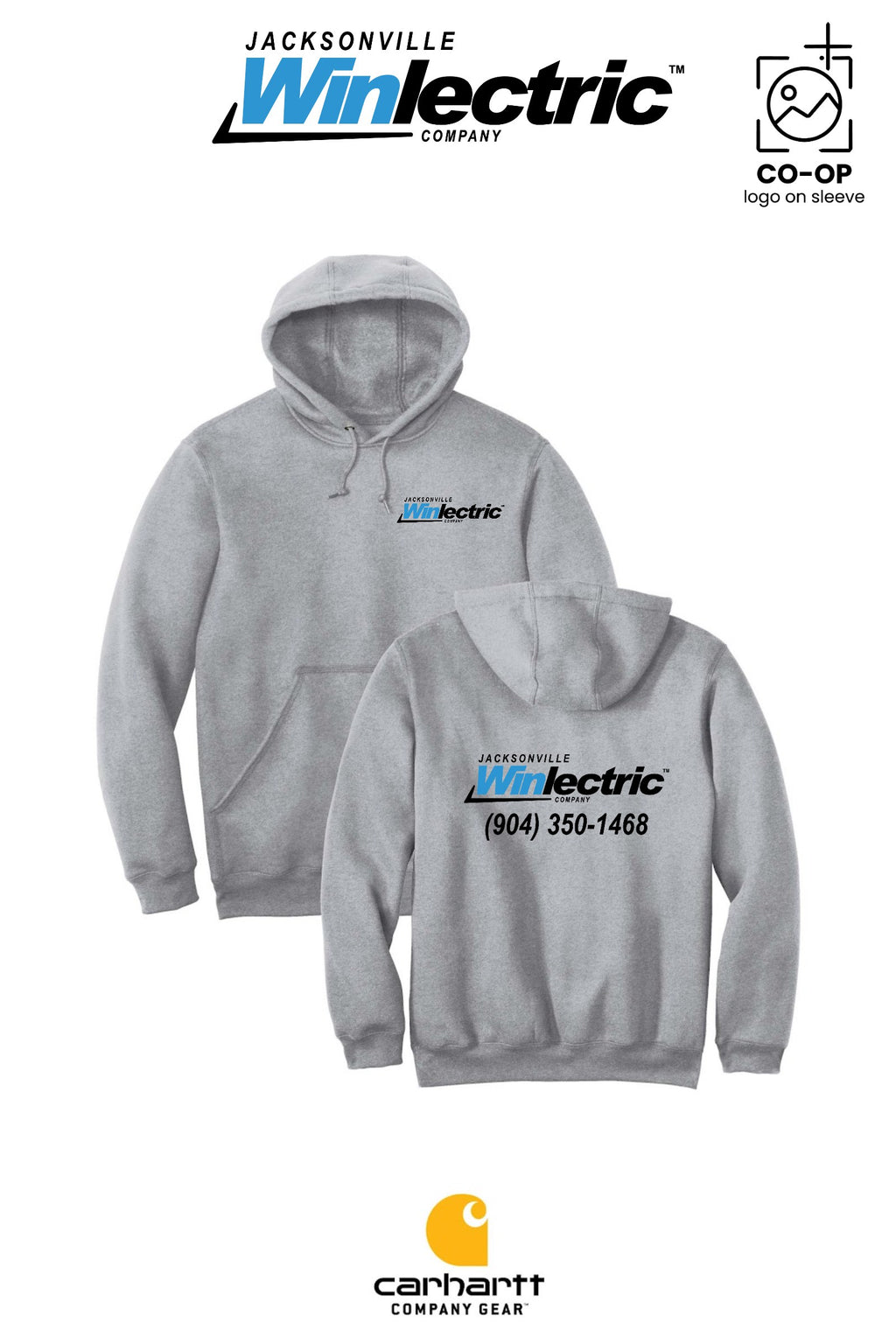 Carhartt® Midweight Hooded Sweatshirt - Jacksonville Winlectric