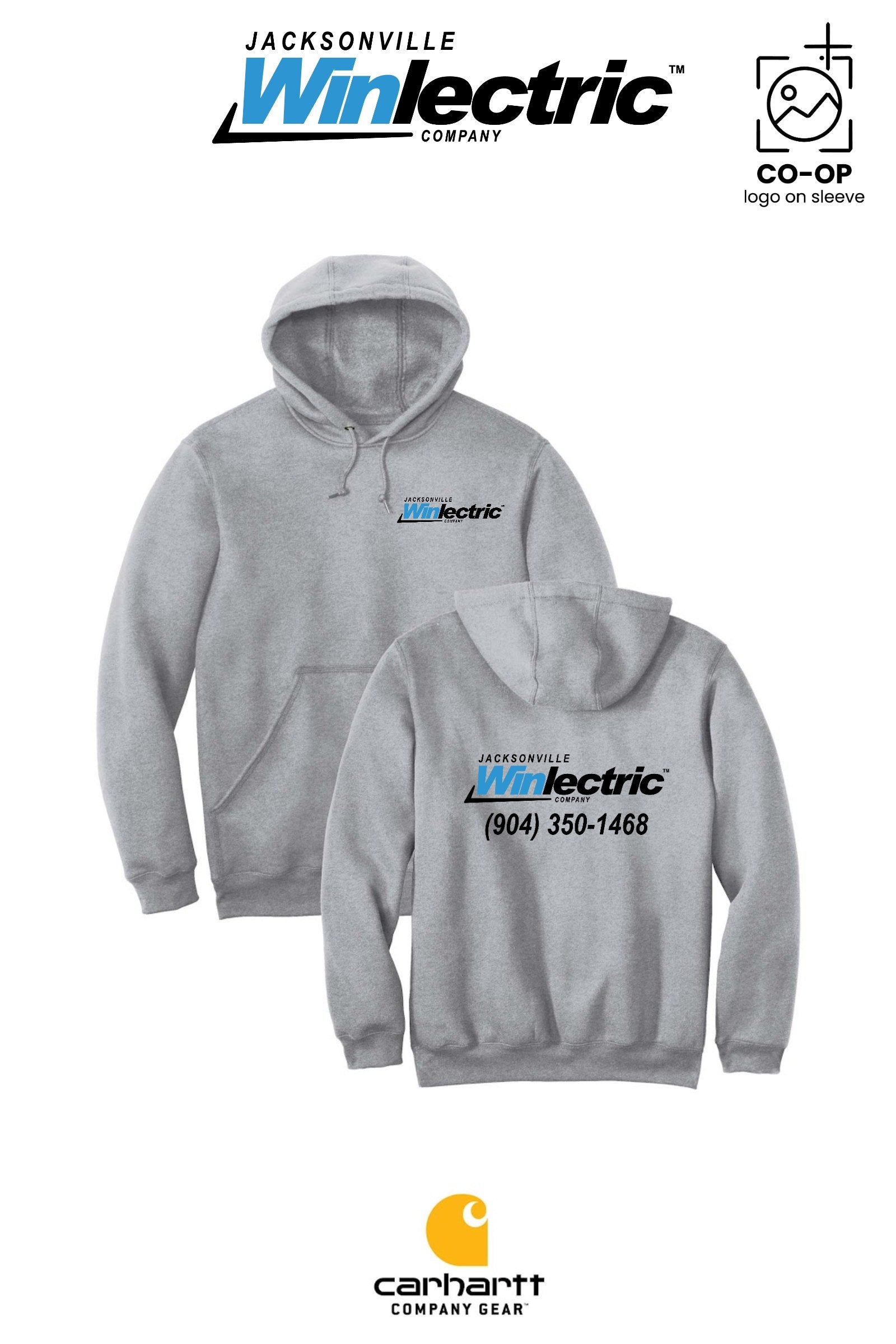 Carhartt® Midweight Hooded Sweatshirt - Jacksonville Winlectric