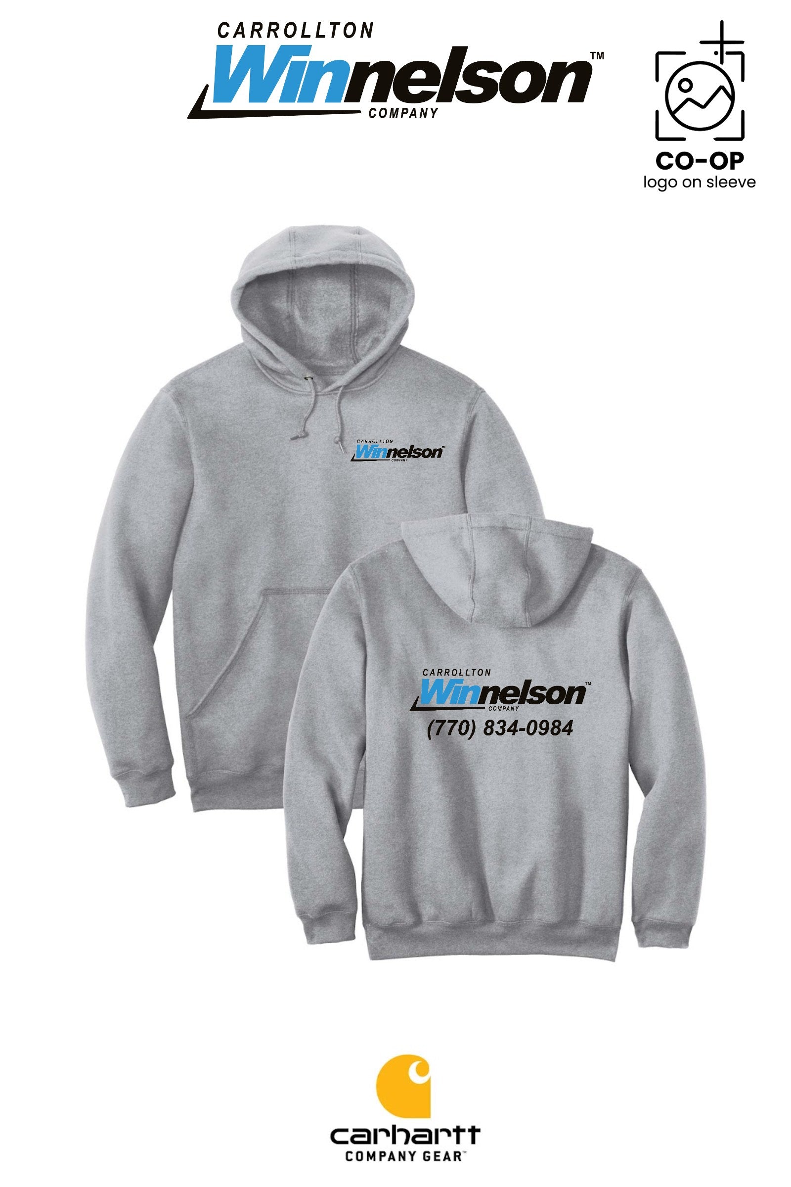 Carhartt® Midweight Hooded Sweatshirt - Carrollton Winnelson