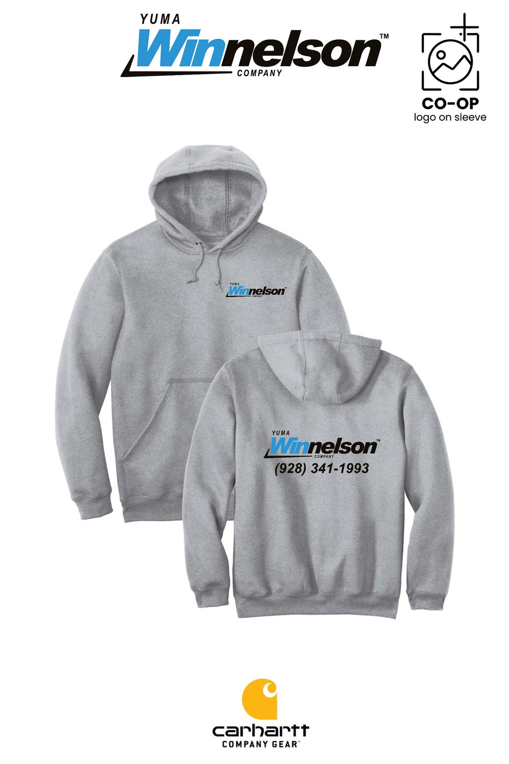 Carhartt® Midweight Hooded Sweatshirt - Yuma Winnelson