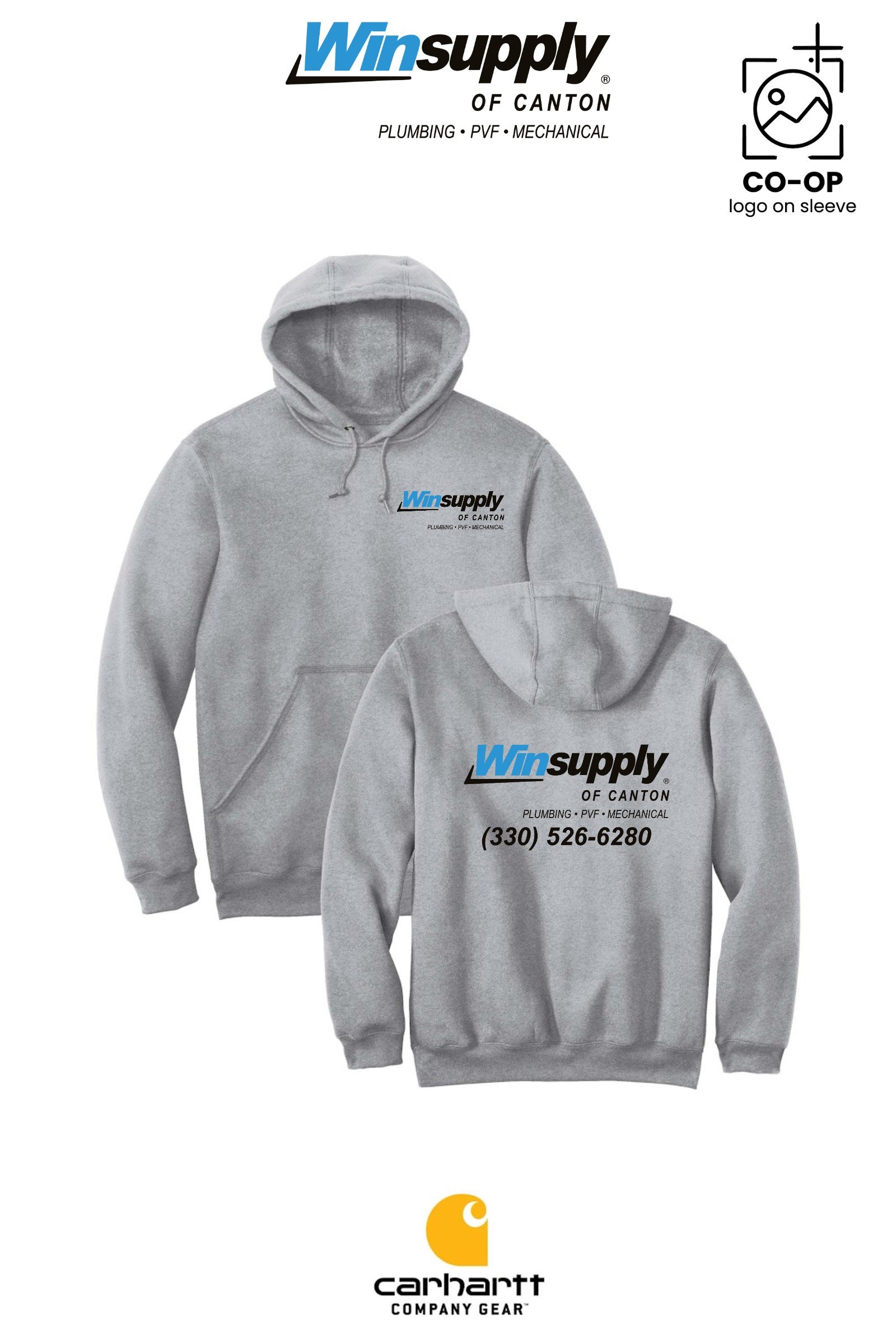 Carhartt® Midweight Hooded Sweatshirt - Winsupply of Canton