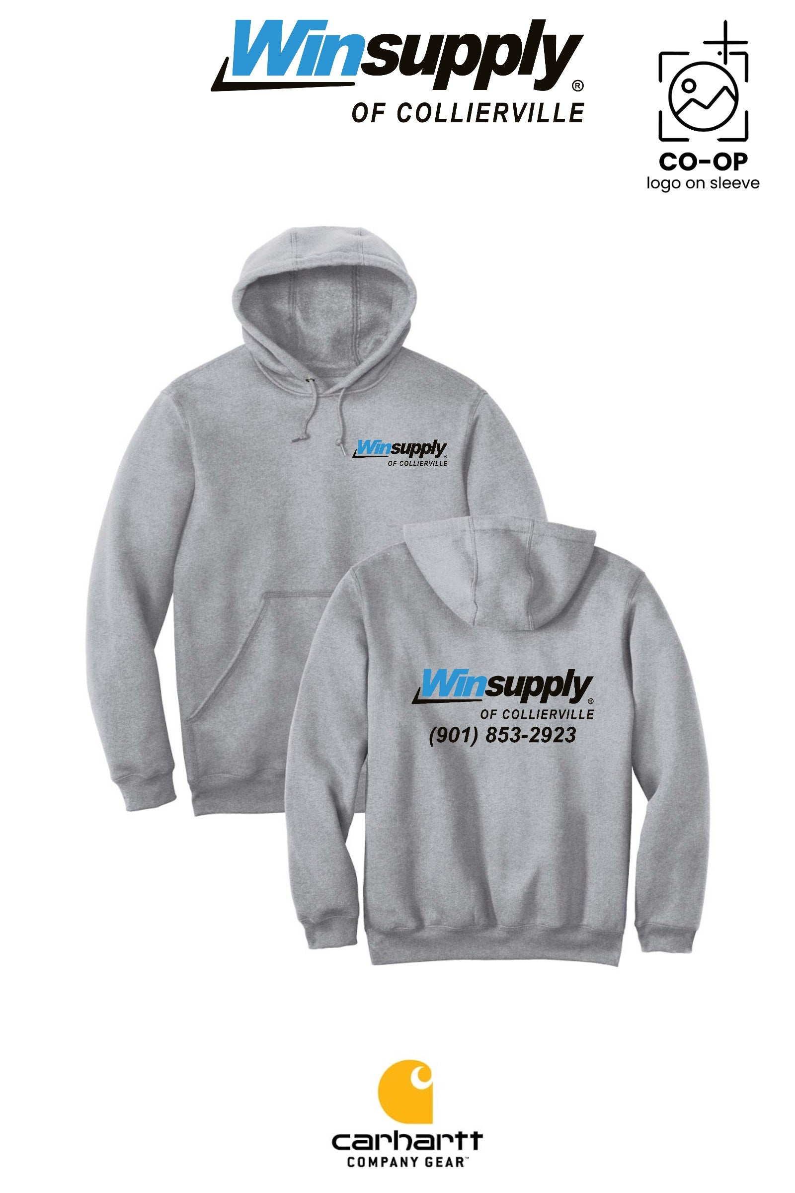 Carhartt® Midweight Hooded Sweatshirt - Winston Salem Noland
