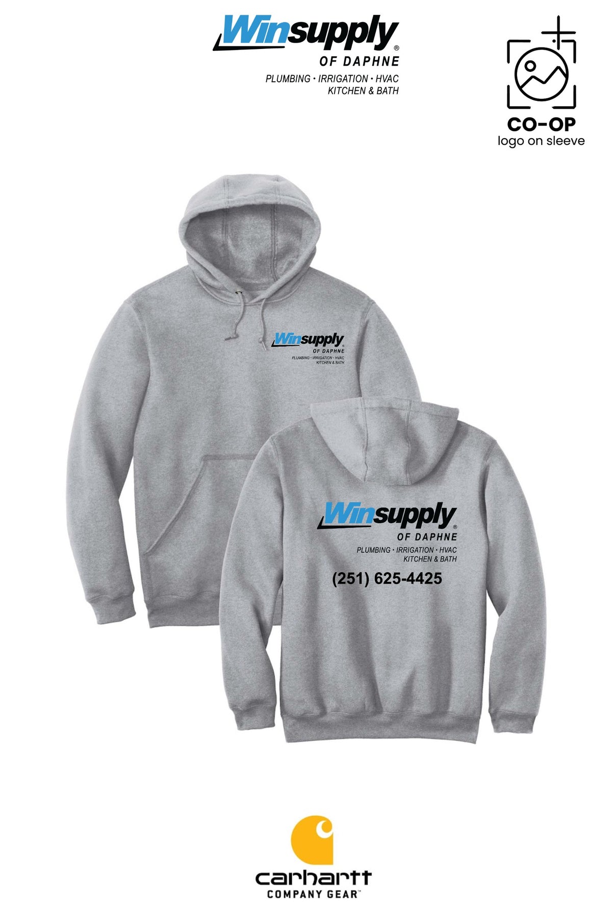 Carhartt® Midweight Hooded Sweatshirt - Winsupply of Daphne