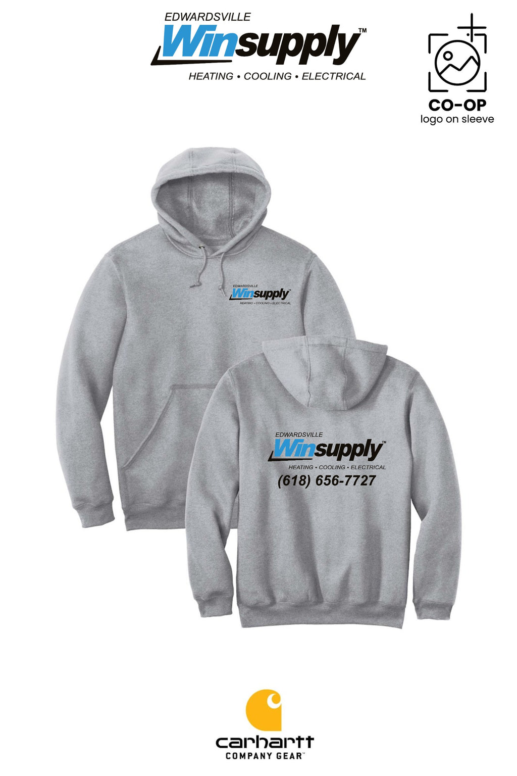 Carhartt® Midweight Hooded Sweatshirt - Edwardsville Winsupply