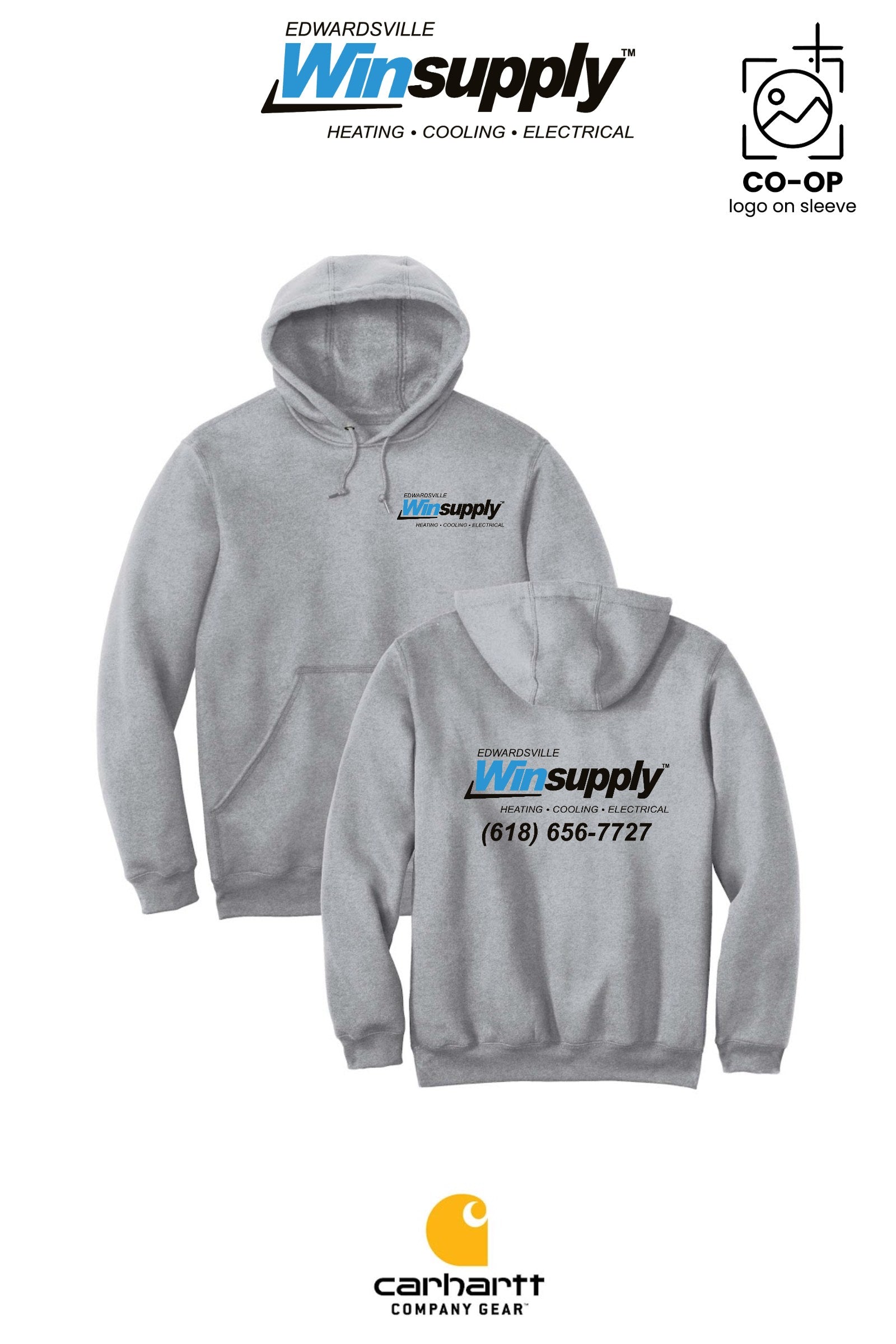 Carhartt® Midweight Hooded Sweatshirt - Edwardsville Winsupply