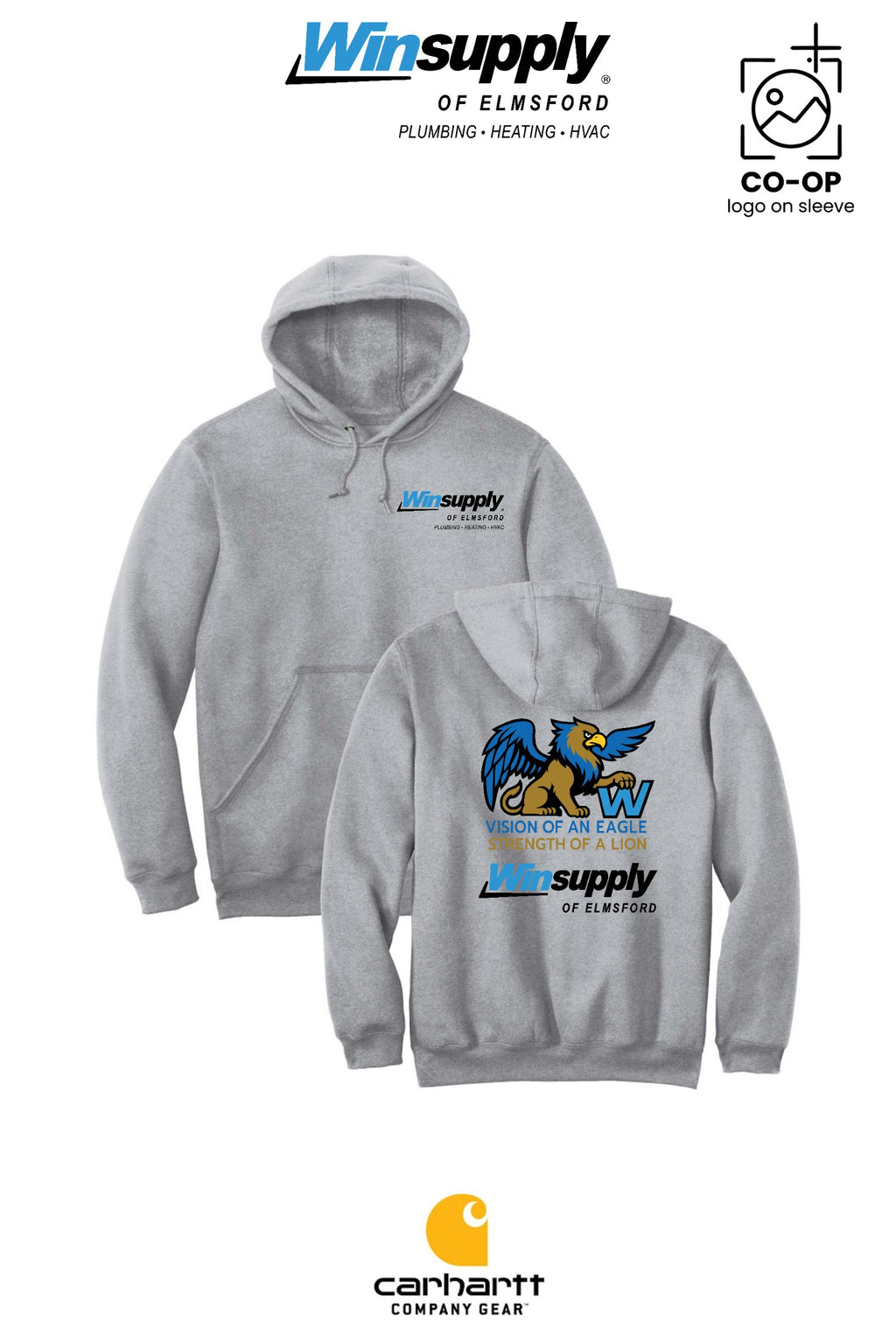 Carhartt® Midweight Hooded Sweatshirt - Winsupply of Elmsford