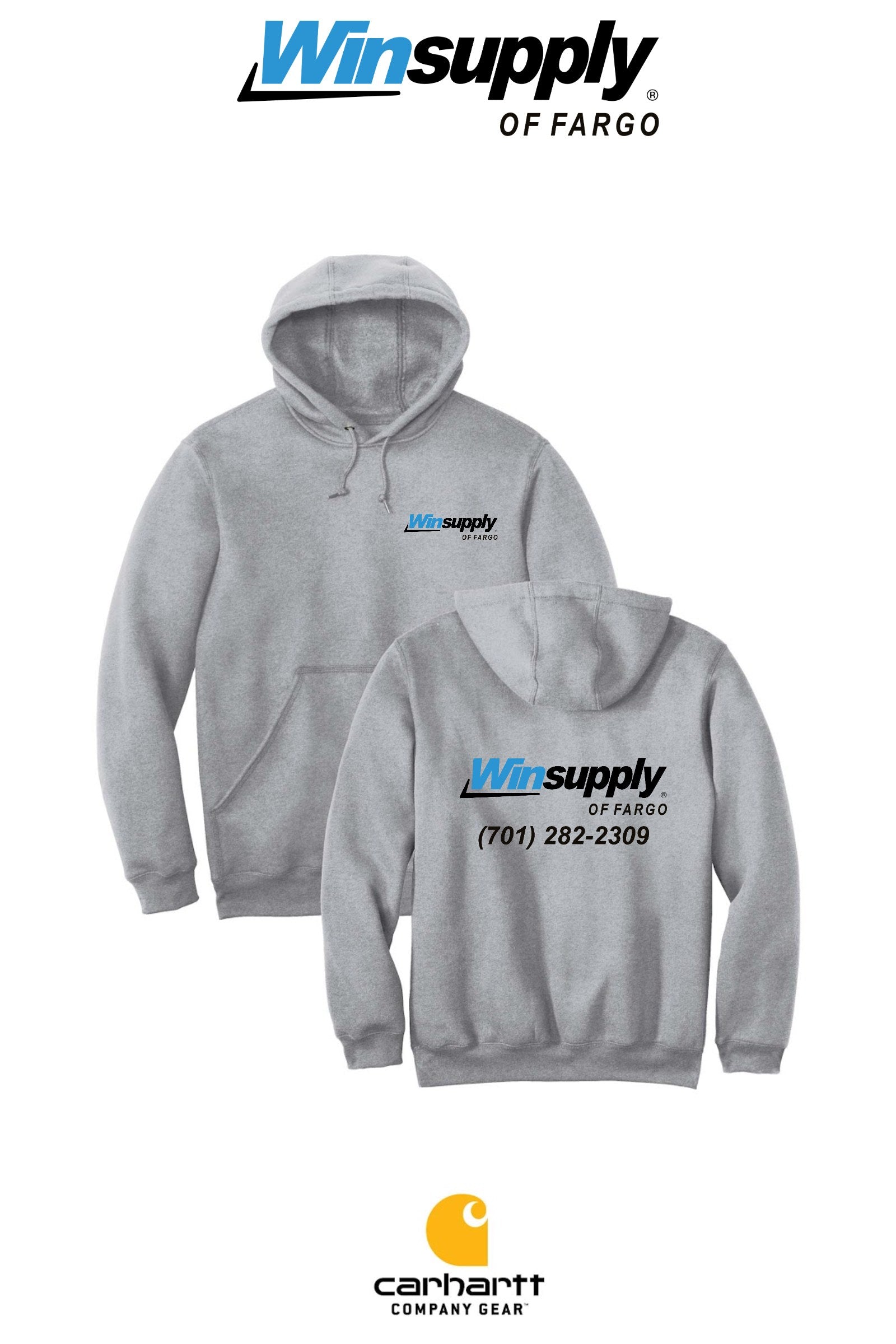 Carhartt® Midweight Hooded Sweatshirt - Winsupply of Fargo