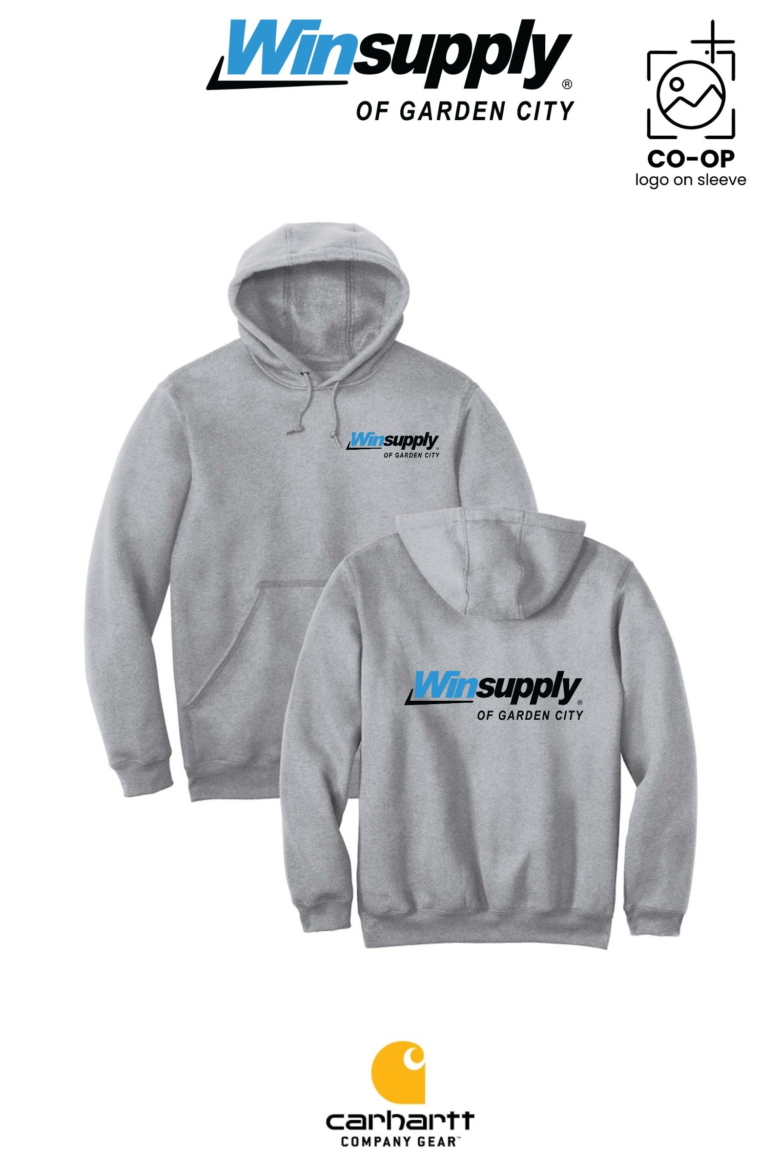 Carhartt® Midweight Hooded Sweatshirt - Winsupply Garden City KS Co.