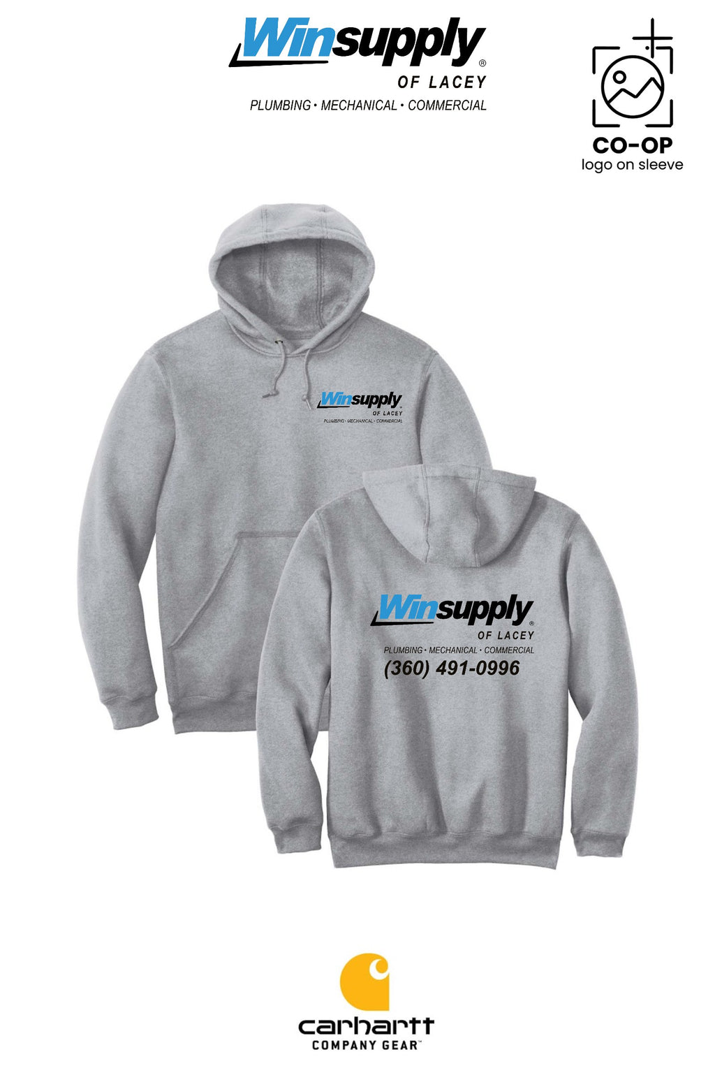 Carhartt® Midweight Hooded Sweatshirt - Winsupply of Lacey