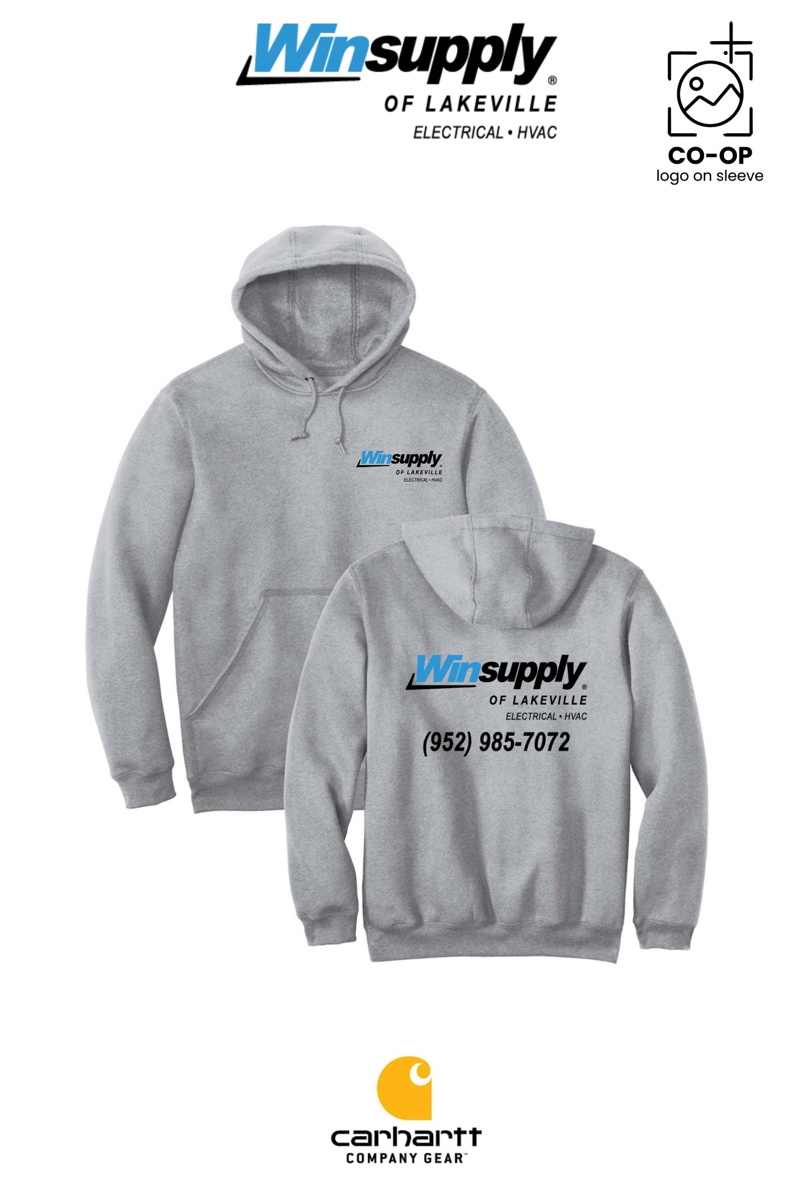 Carhartt® Midweight Hooded Sweatshirt - Winsupply of Lakeville