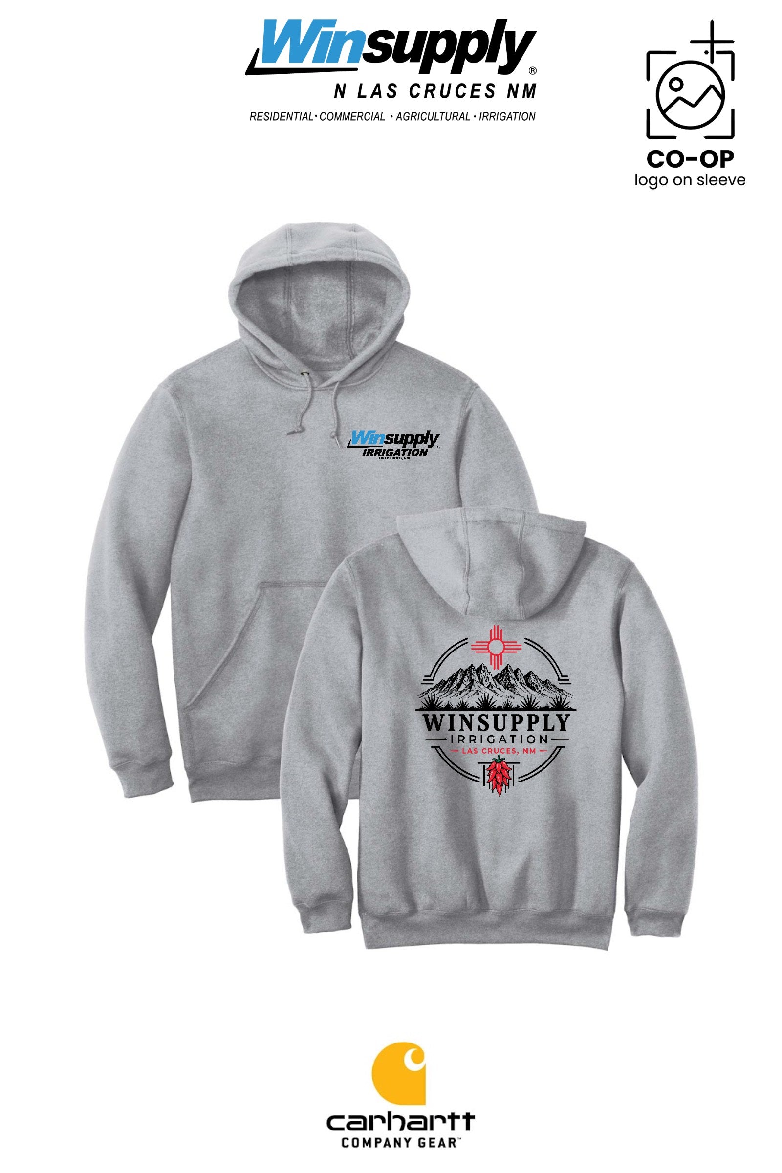Carhartt® Midweight Hooded Sweatshirt - Winsupply N Las Cruces NM