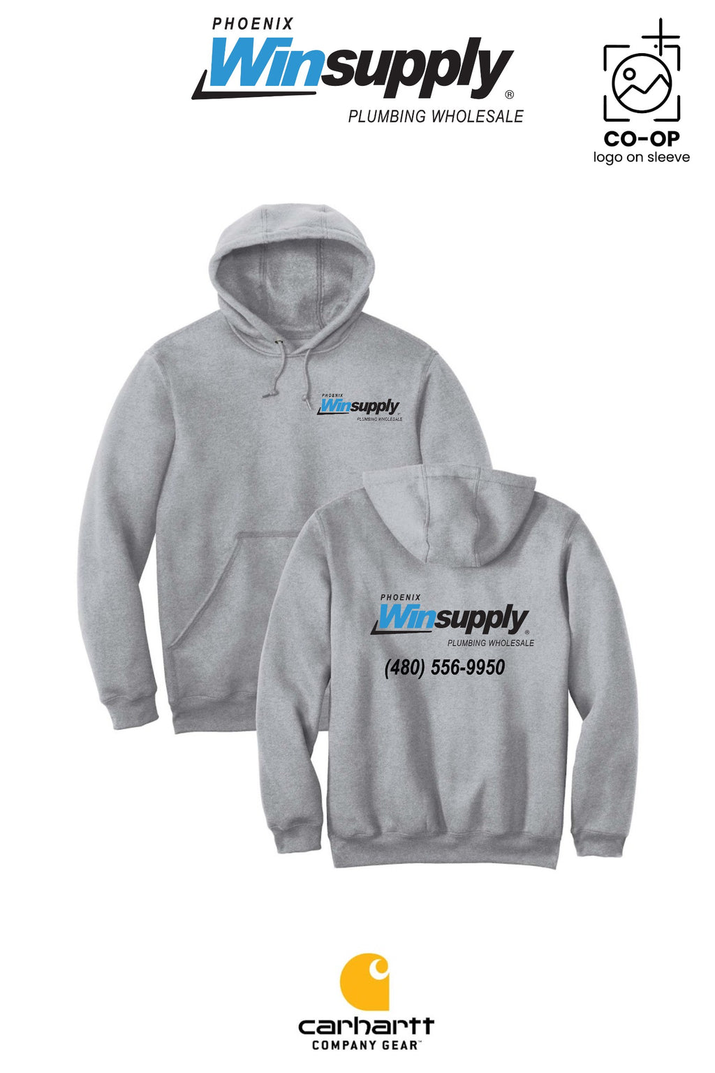 Carhartt® Midweight Hooded Sweatshirt - Phoenix Winsupply