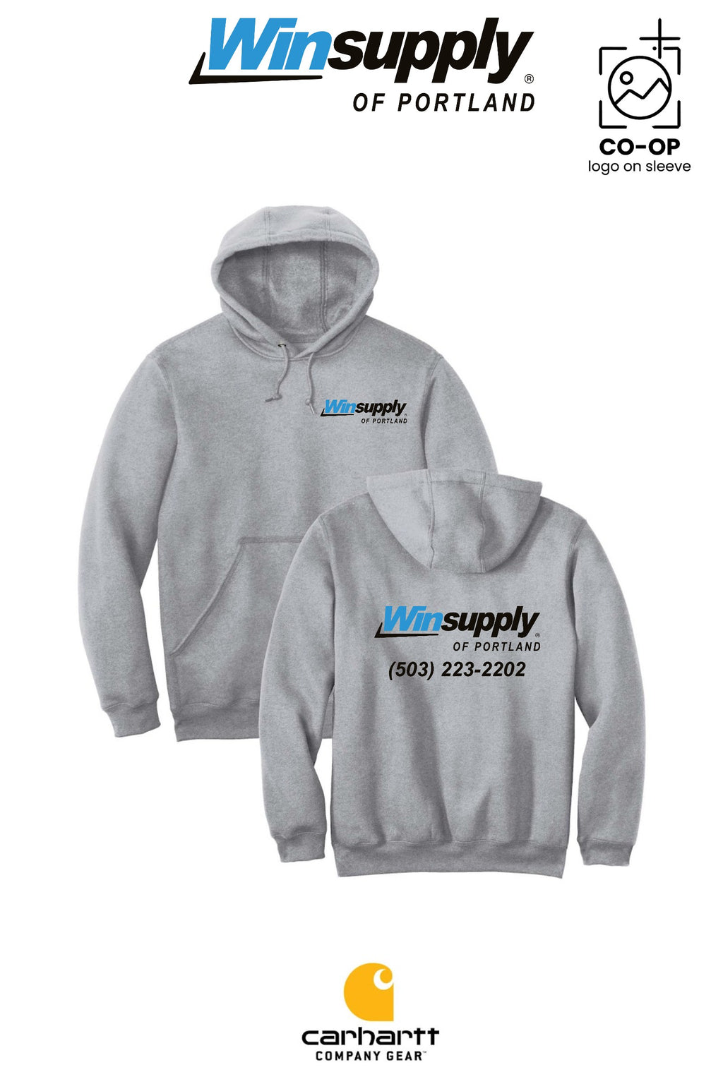 Carhartt® Midweight Hooded Sweatshirt - Winsupply of Portland