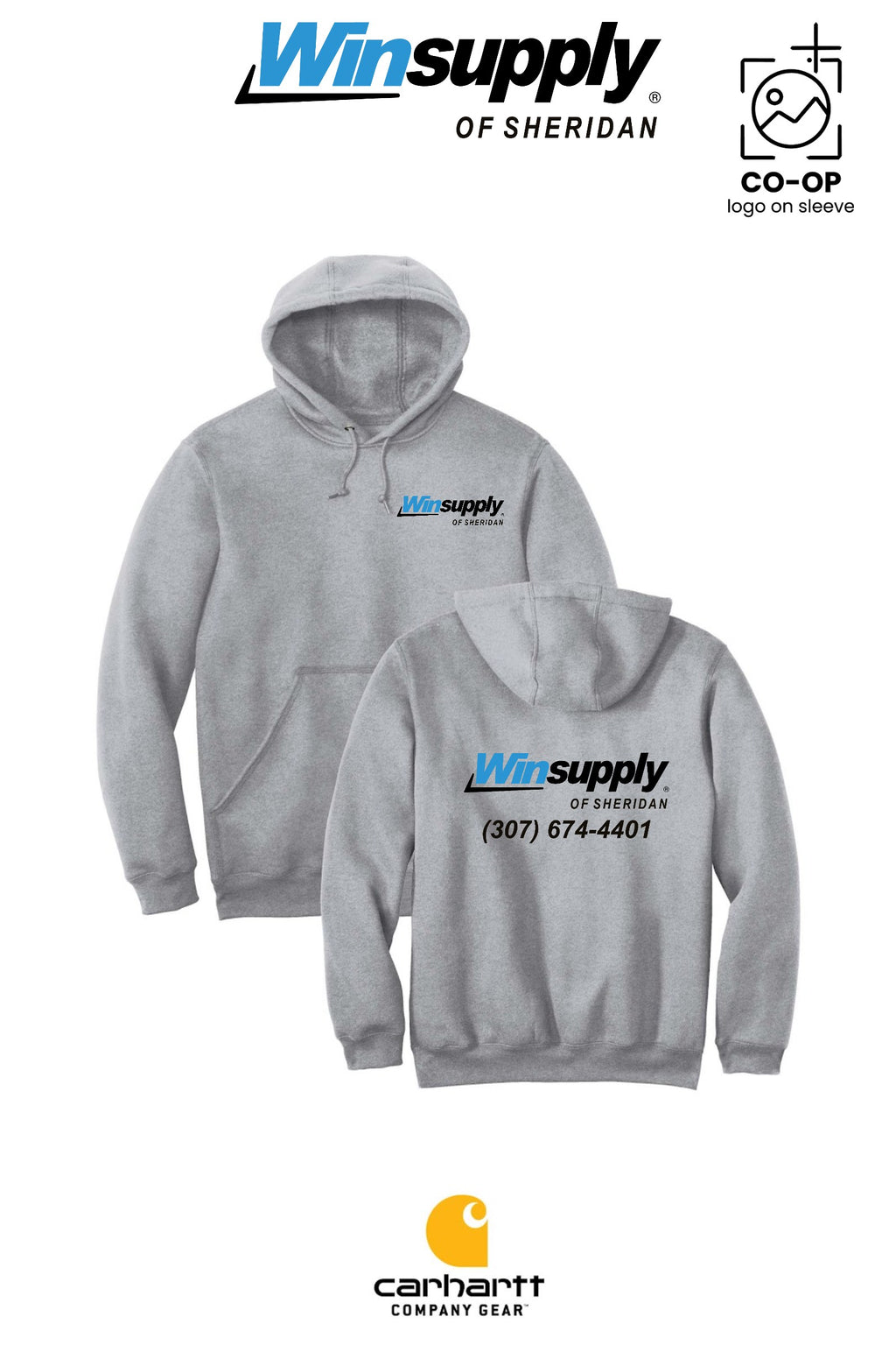Carhartt® Midweight Hooded Sweatshirt - Winsupply of Sheridan