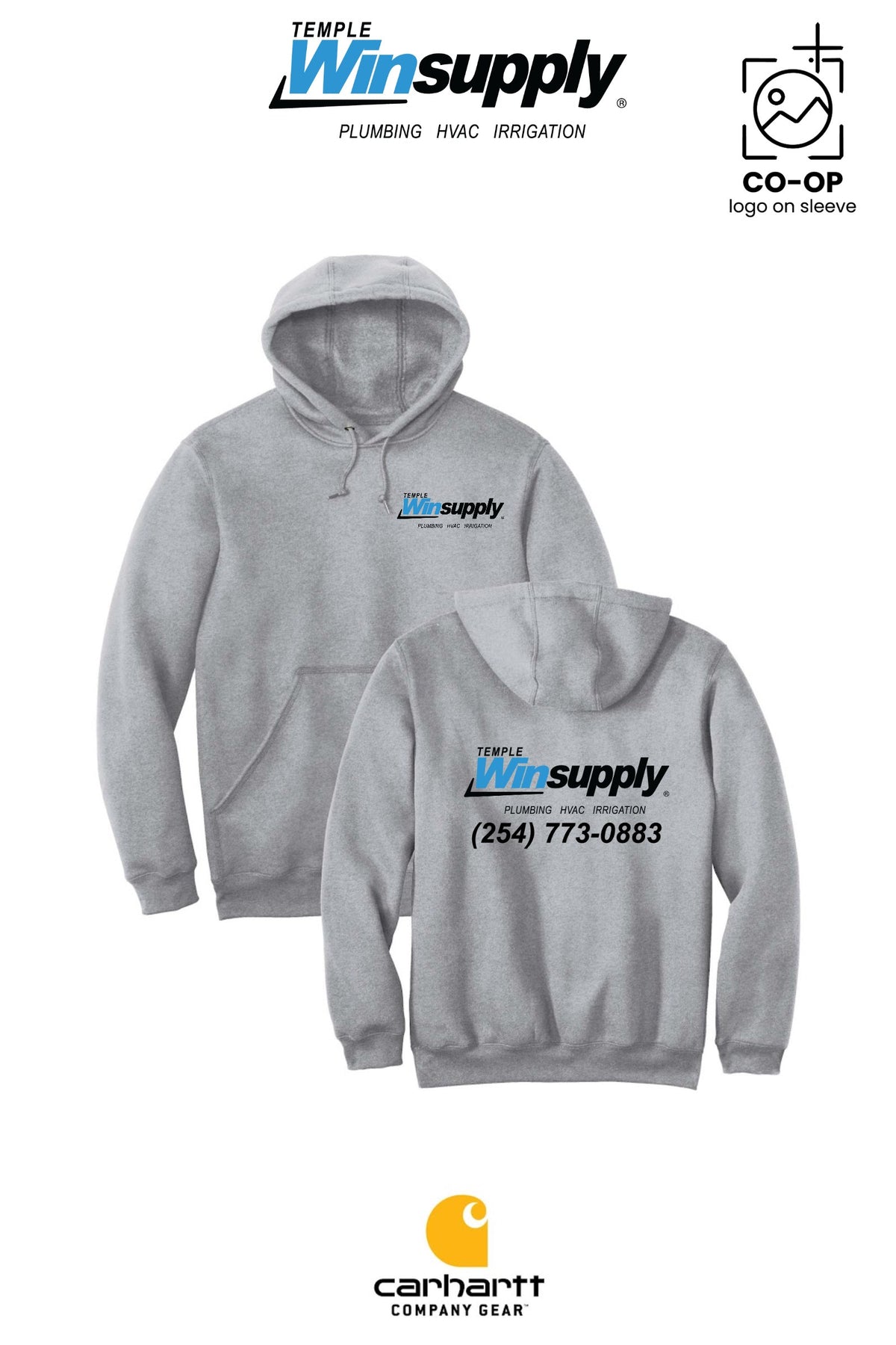 Carhartt® Midweight Hooded Sweatshirt - Temple Winsupply