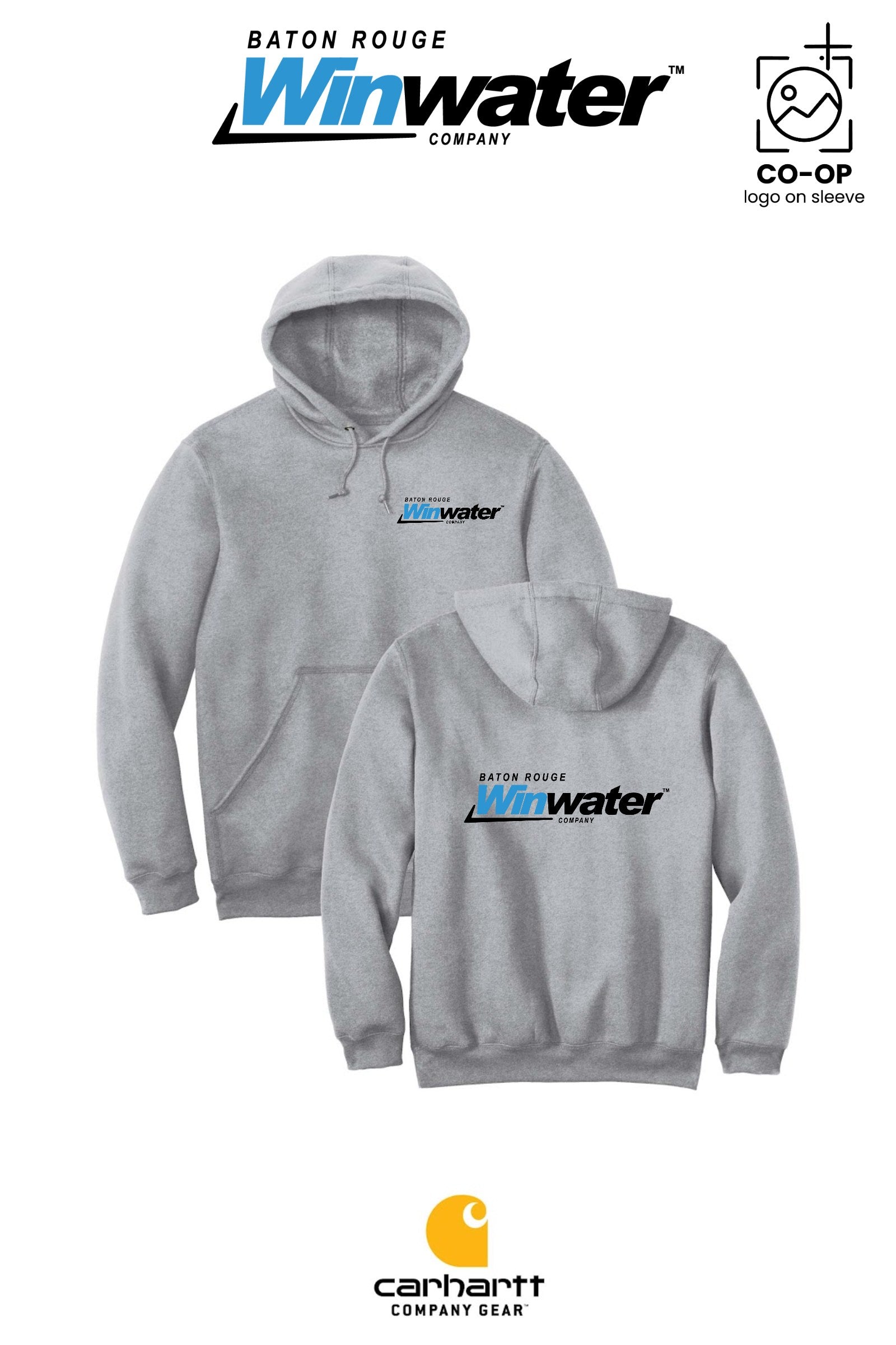 Carhartt® Midweight Hooded Sweatshirt - Baton Rouge Winwater