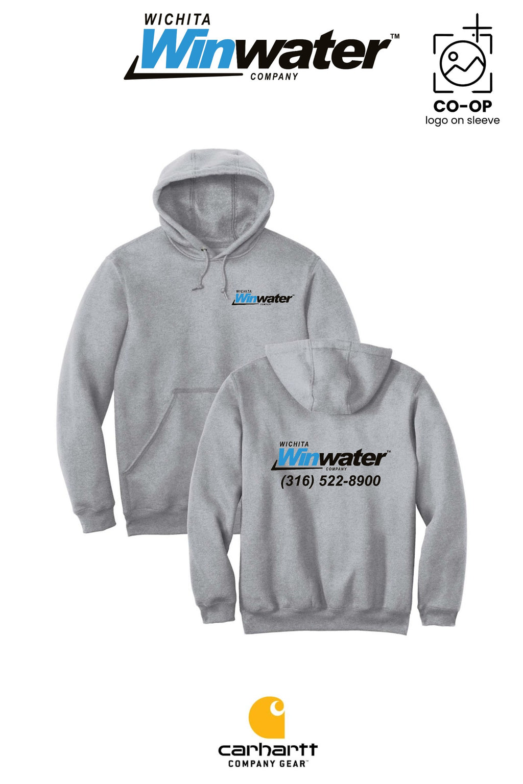 Carhartt® Midweight Hooded Sweatshirt - Wichita Winwater